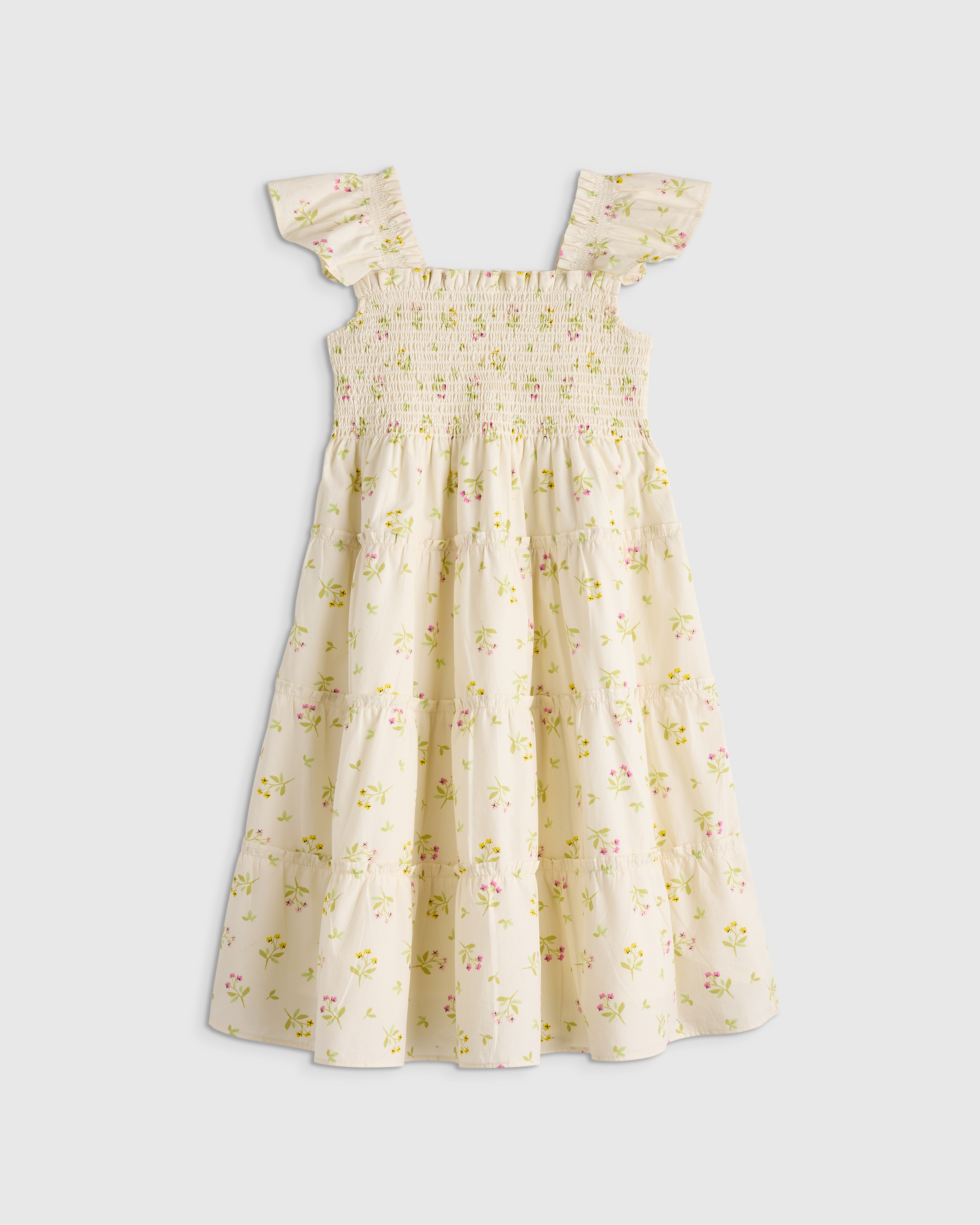 100% Organic Cotton Poplin Smocked Dress — Image 16