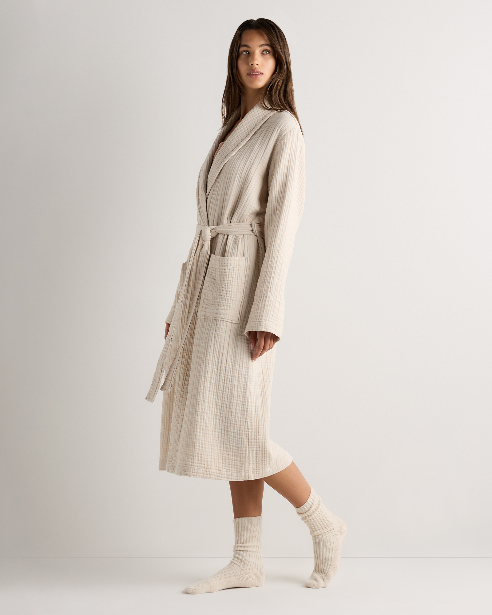 Soft Layered Turkish Cotton Robe — Image 17