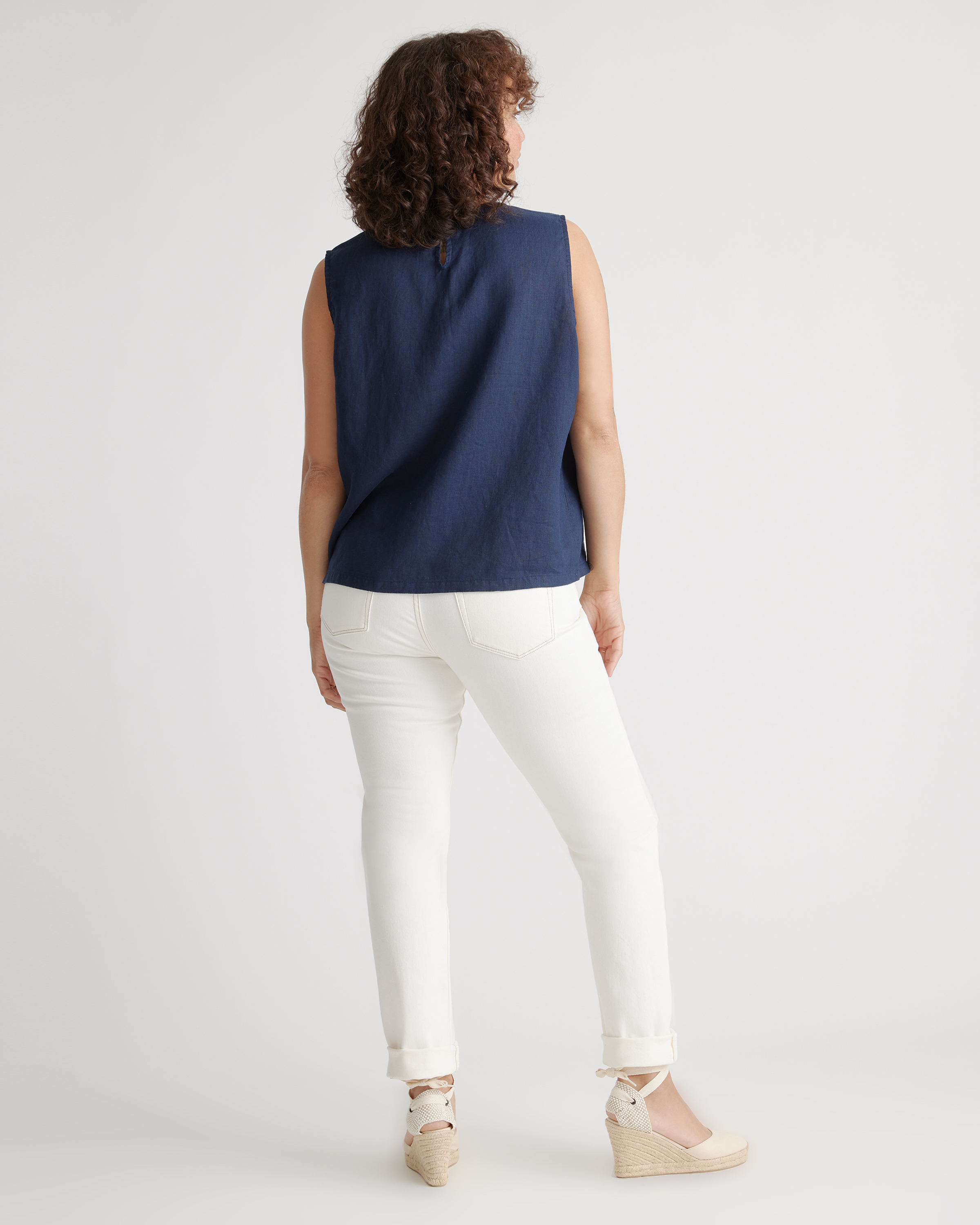 100% European Linen Tank — Image 28