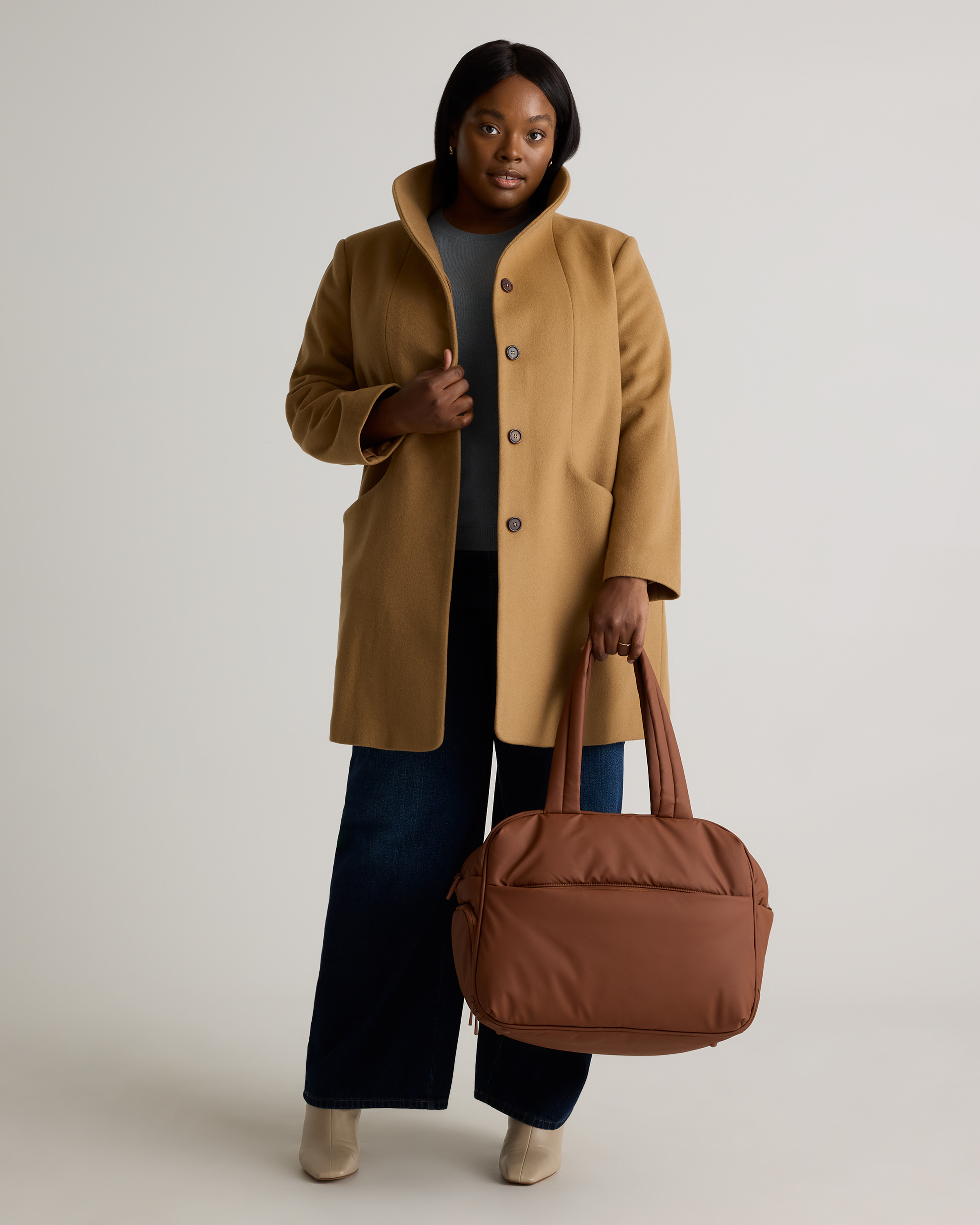 Italian Wool Cocoon Coat — Image 22
