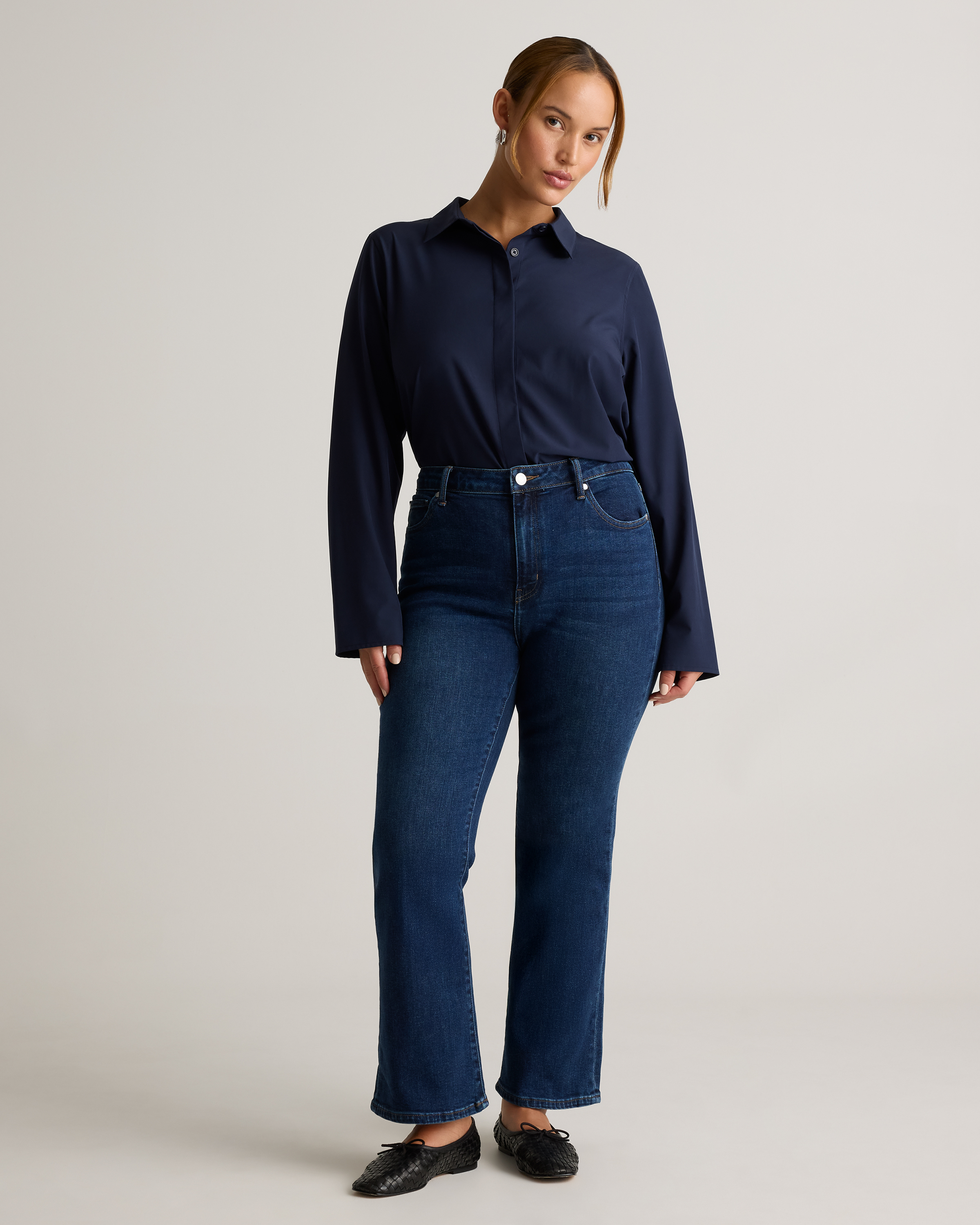 Bella Stretch Kick Flare Jeans — Image 88