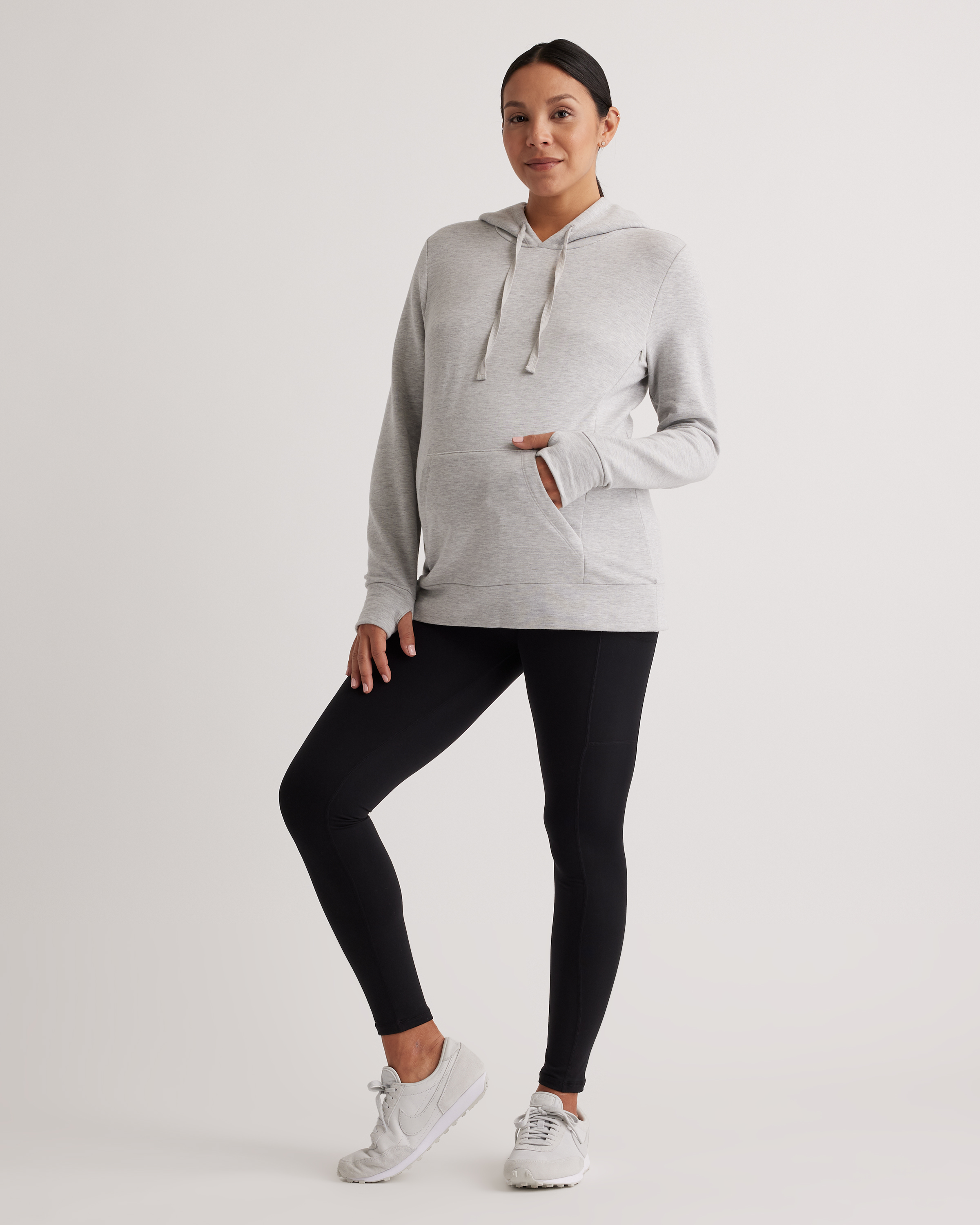 SuperSoft Fleece Maternity & Nursing Hoodie — Image 17