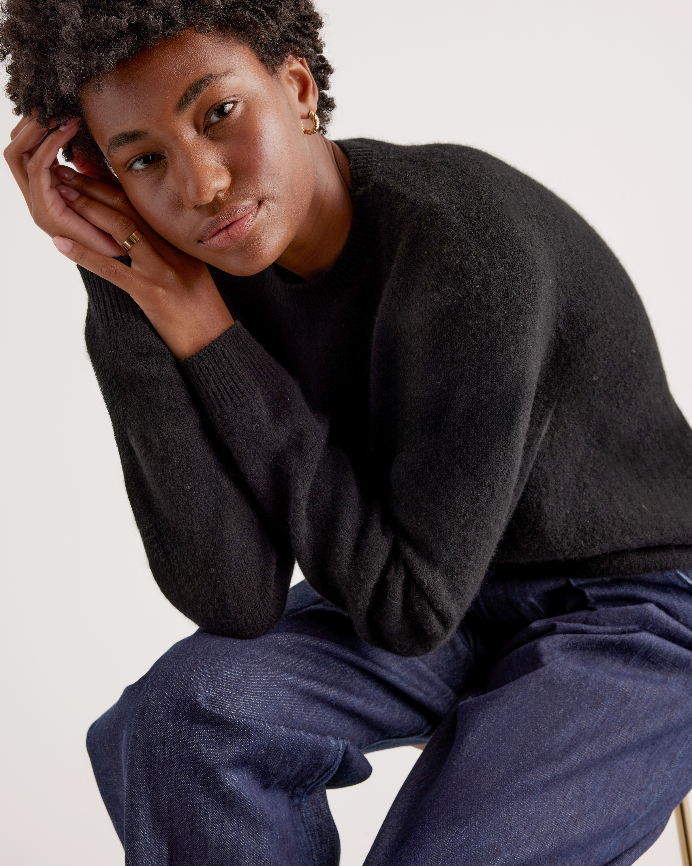 100% Yak Wool Crewneck Sweater — Image 3