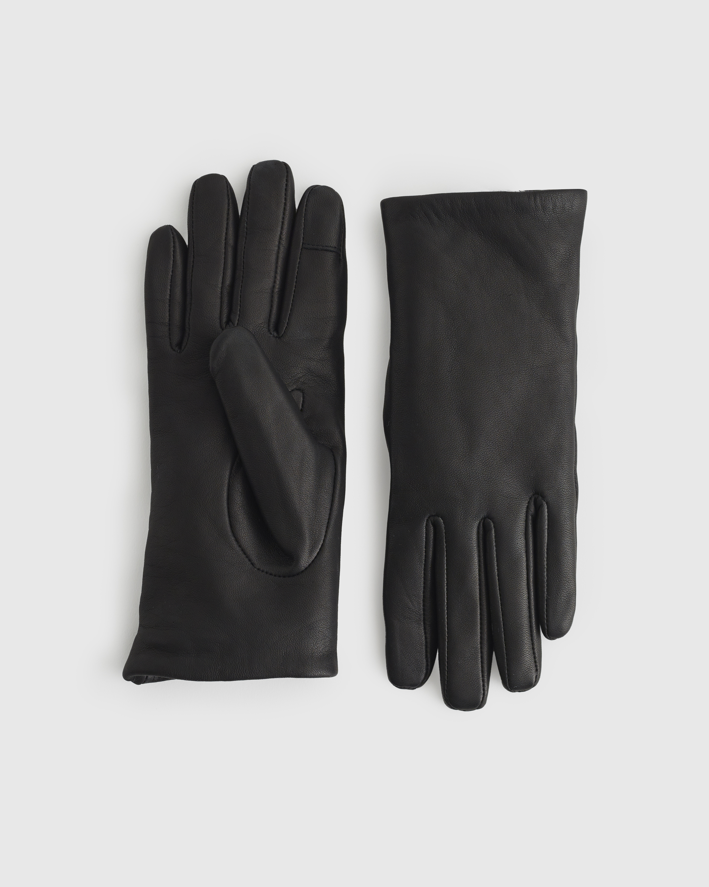 Cashmere Lined Leather Gloves — Image 4