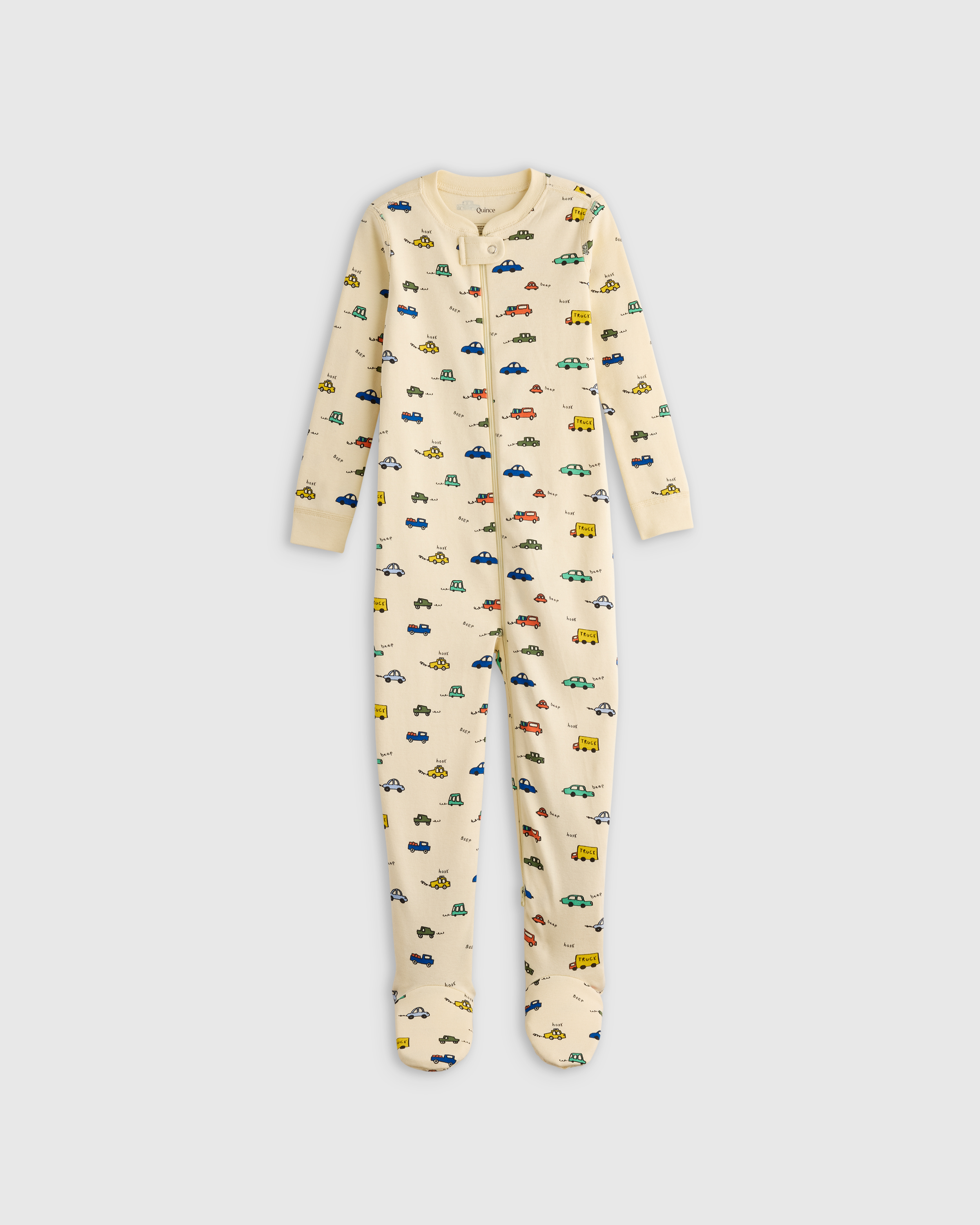 100% Organic Cotton Footie Pajama — Image 28