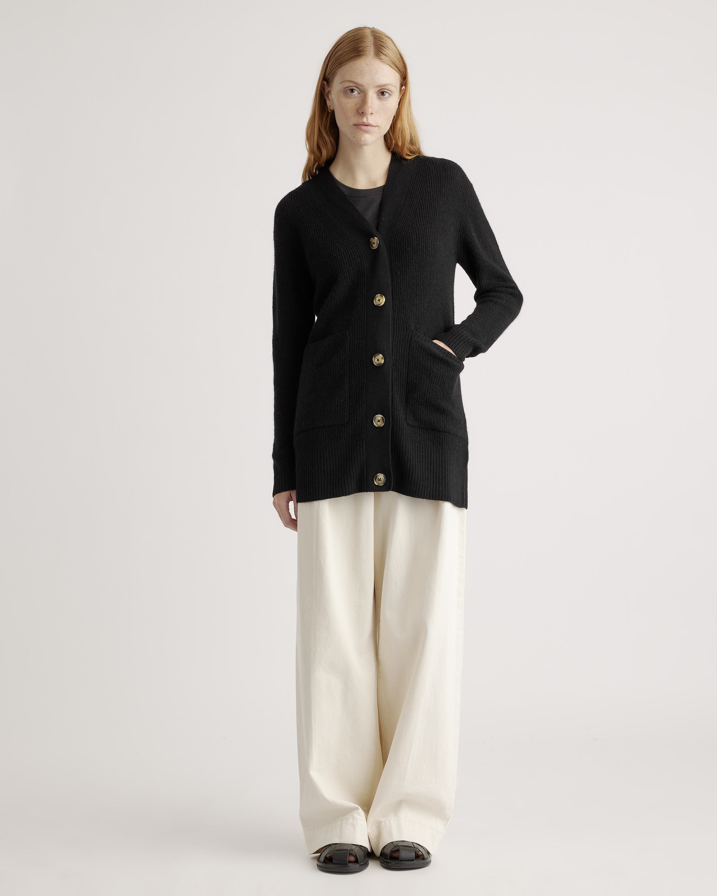Baby Alpaca-Wool Oversized Cardigan — Image 8