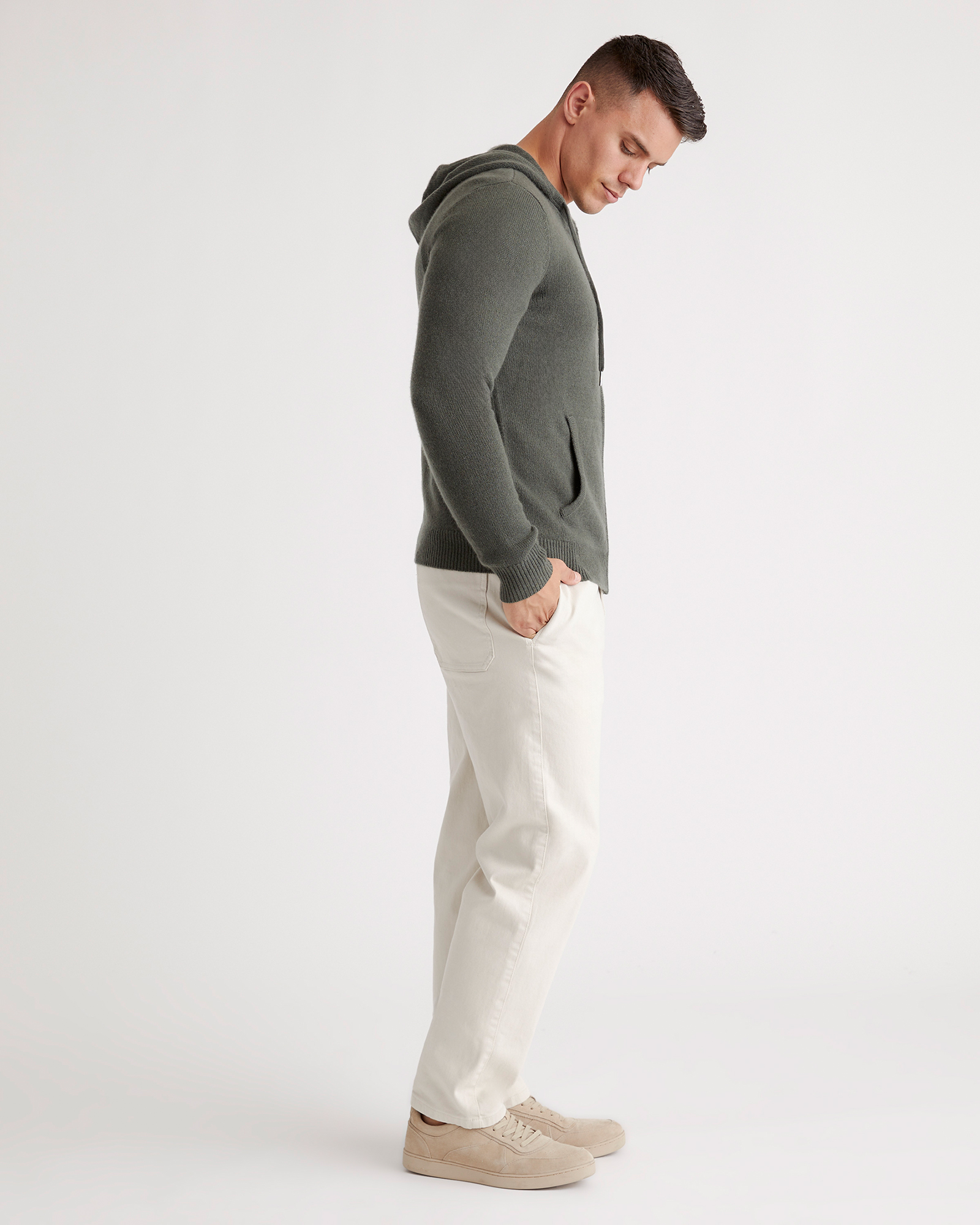 Mongolian Spring Cashmere Full-Zip Hoodie — Image 11