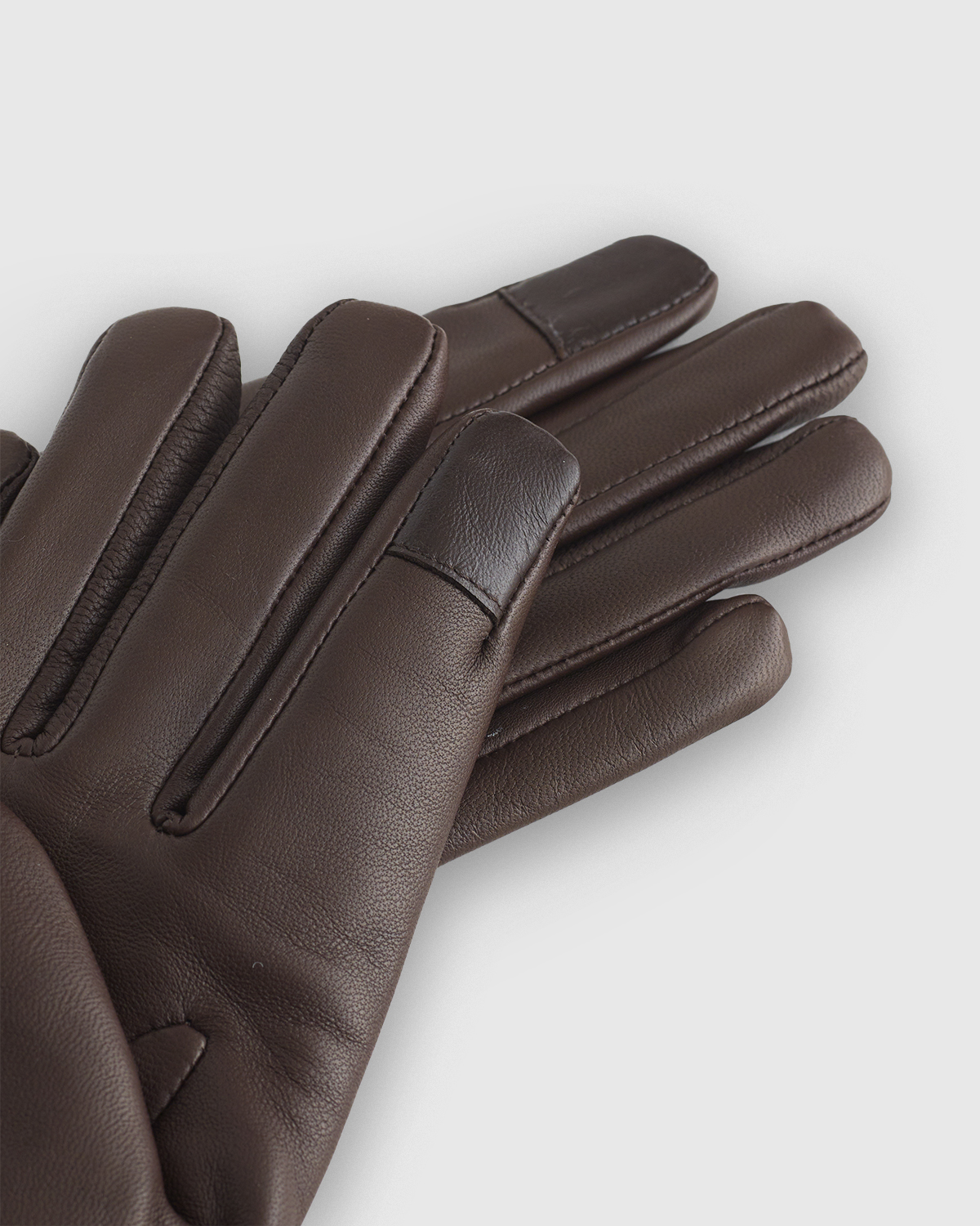 Cashmere Lined Leather Gloves — Image 6