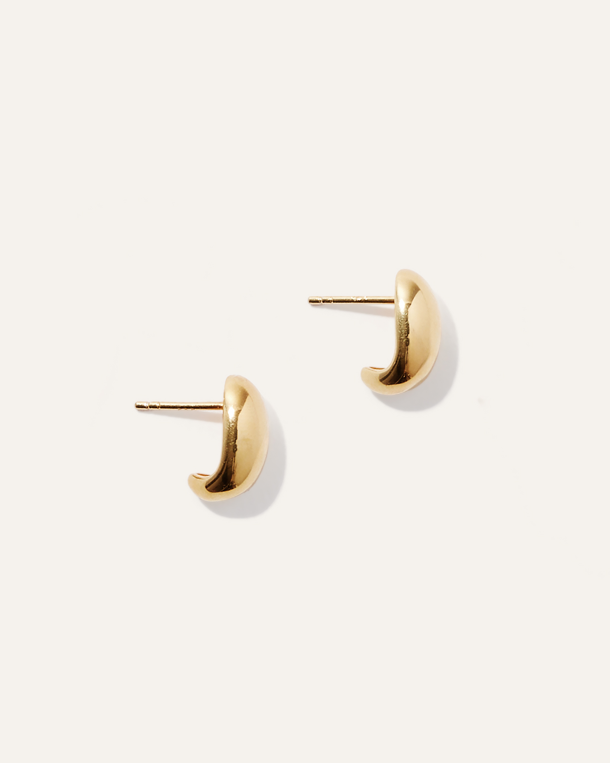Globe Huggie Hoops — Image 4