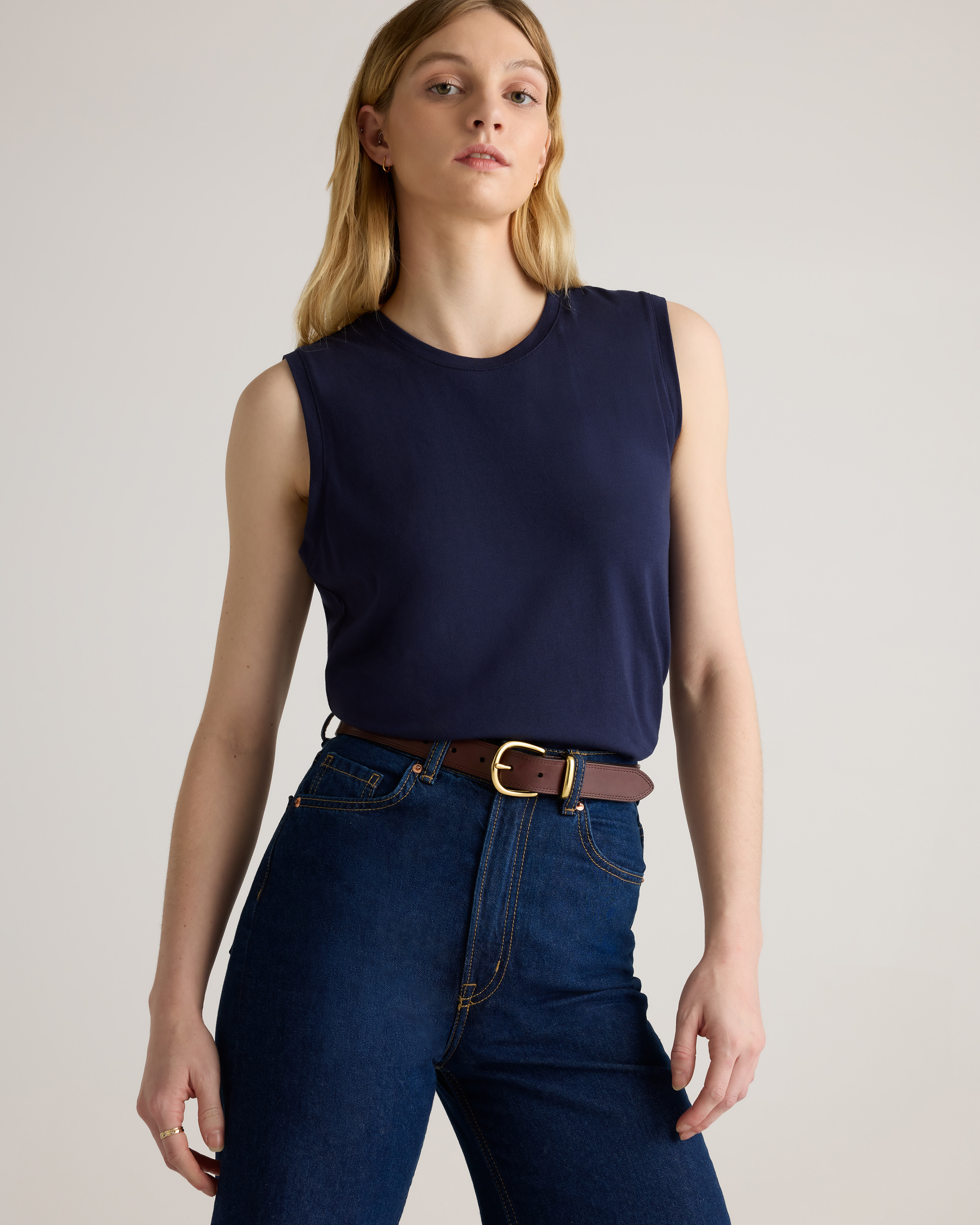 Cotton Modal Muscle Tank — Image 13