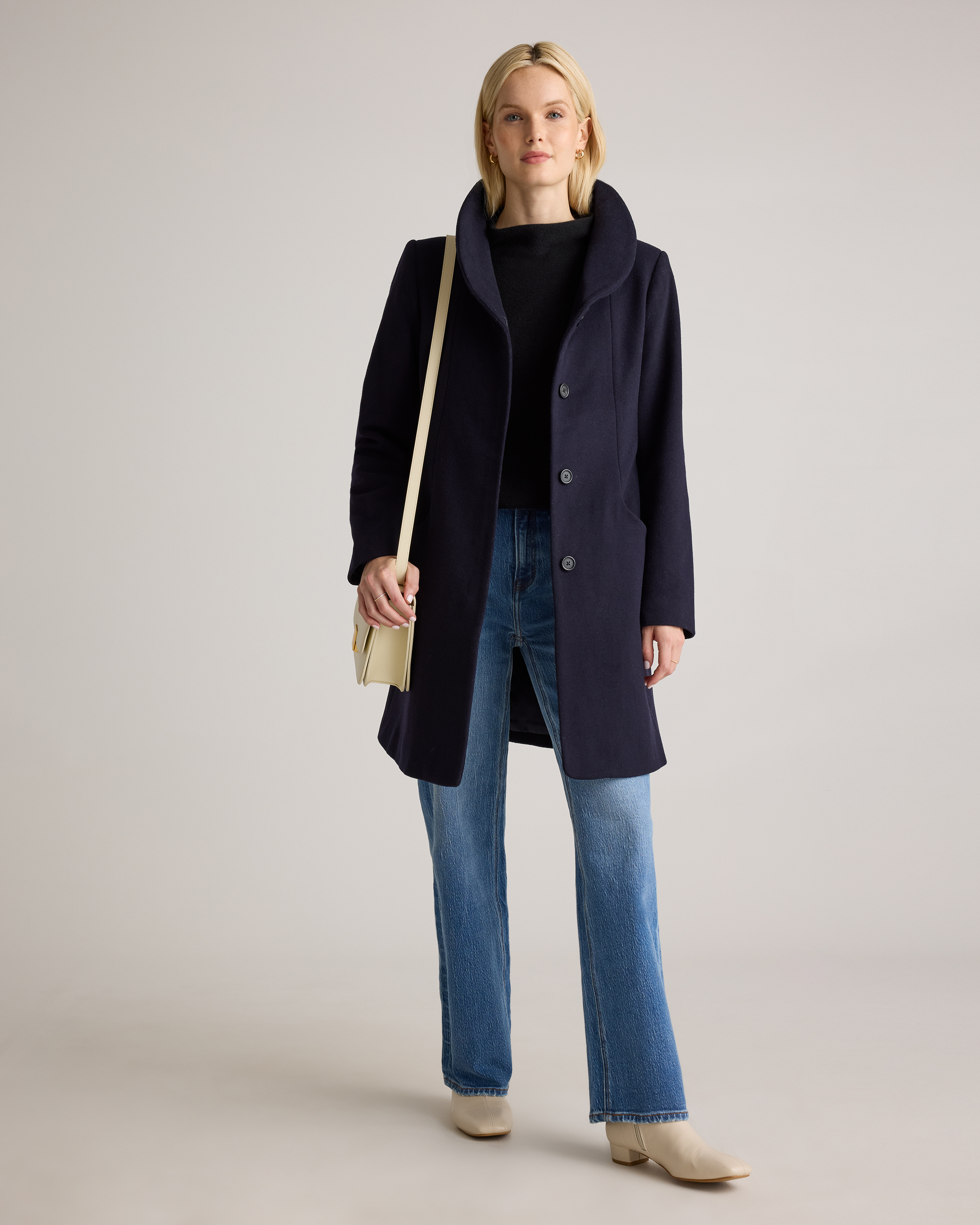 Mongolian Cashmere Funnel Neck Sweater — Image 19