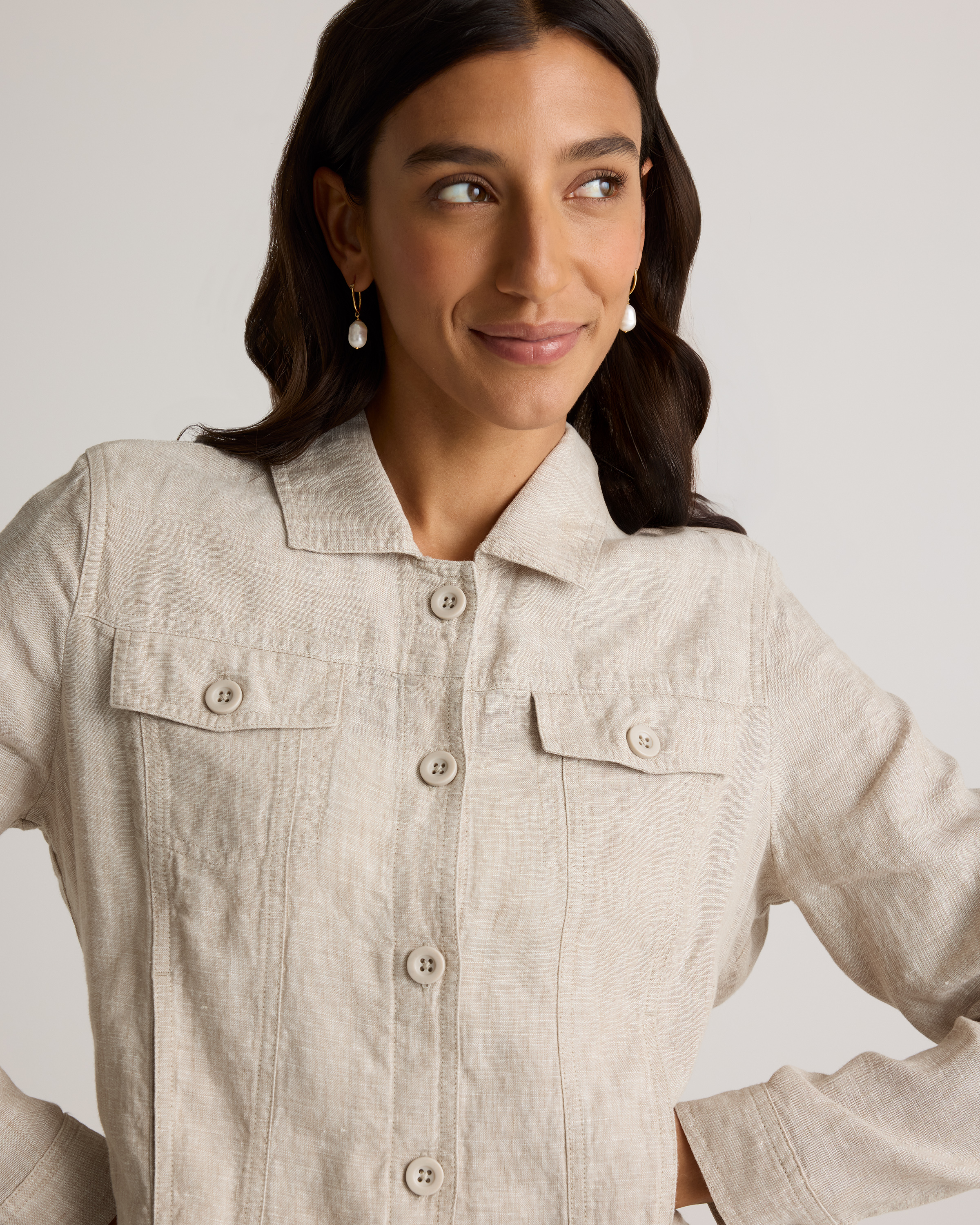 100% European Linen Jacket — Image 3