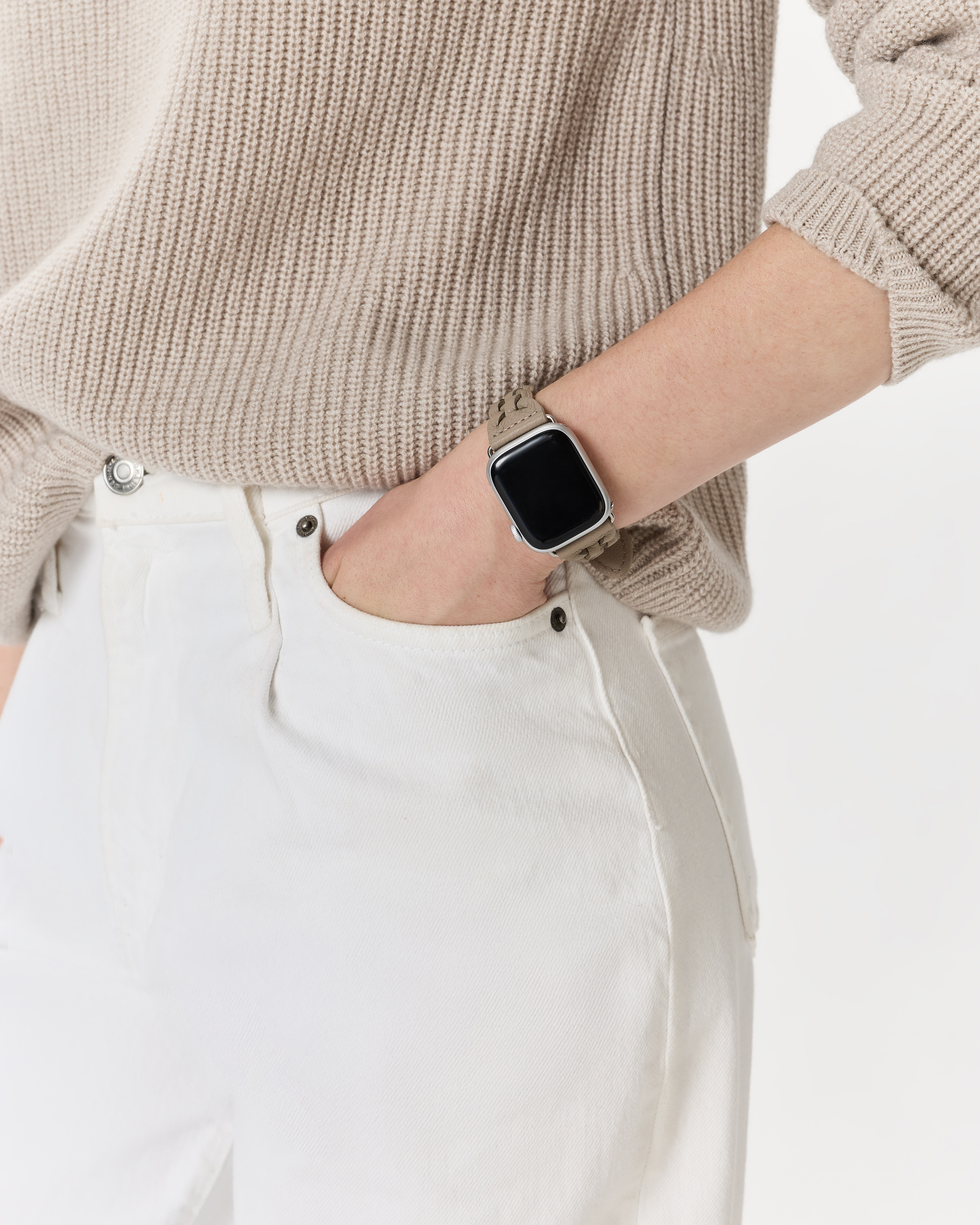 Braided Leather Smartwatch Band — Image 10