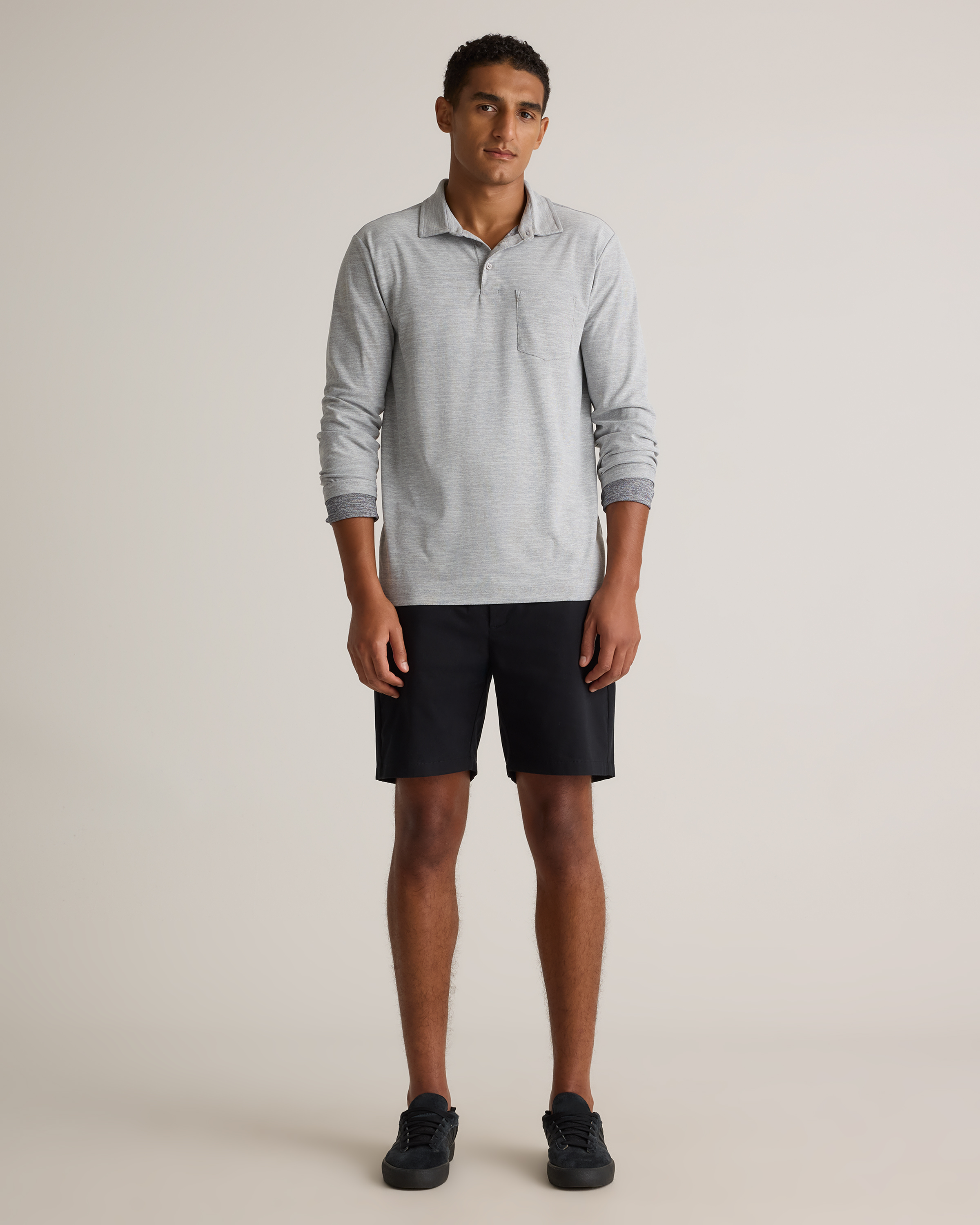 Organic Cotton Classic Stretch Chino Shorts - 7" — Image 15