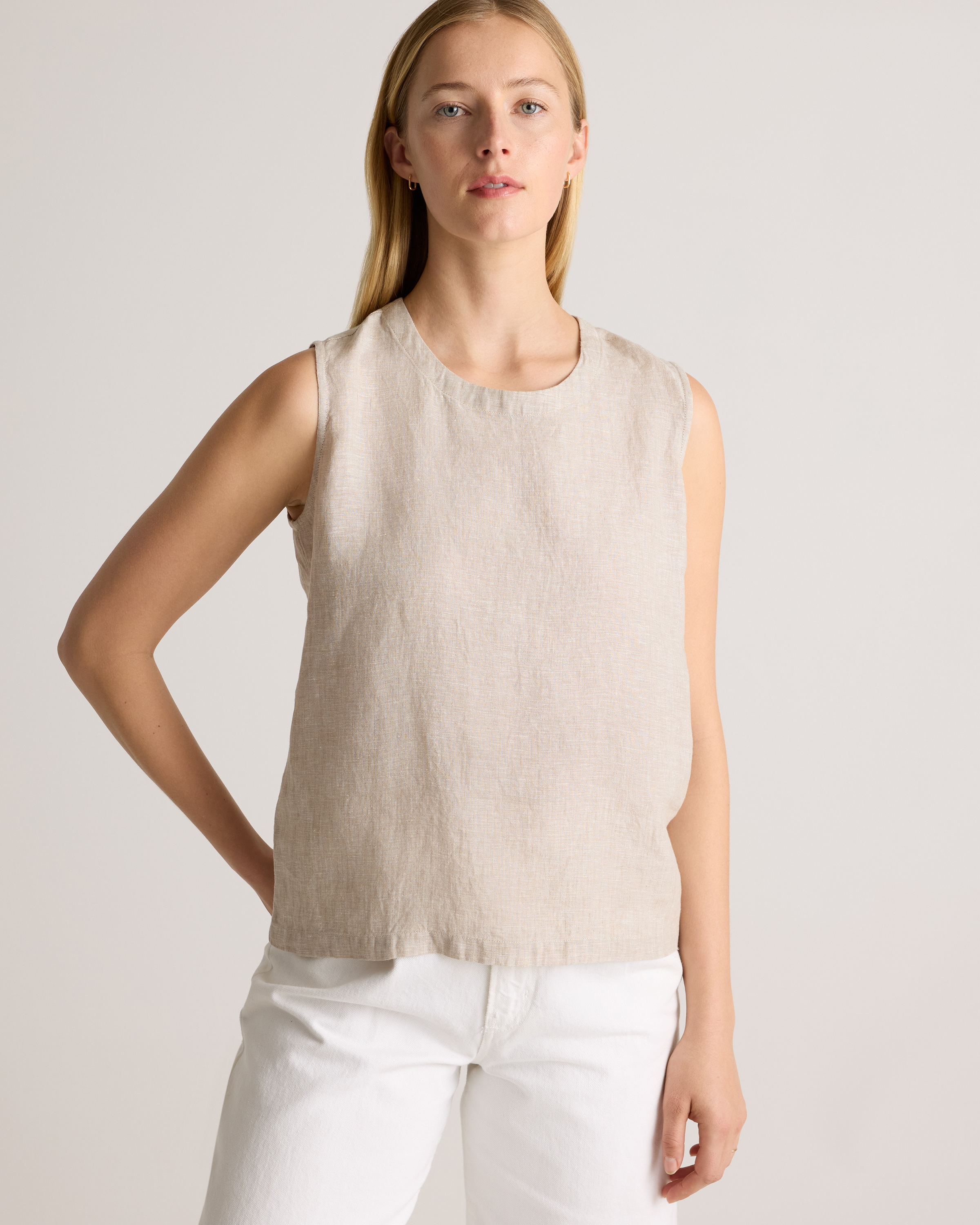 100% European Linen Tank — Image 17
