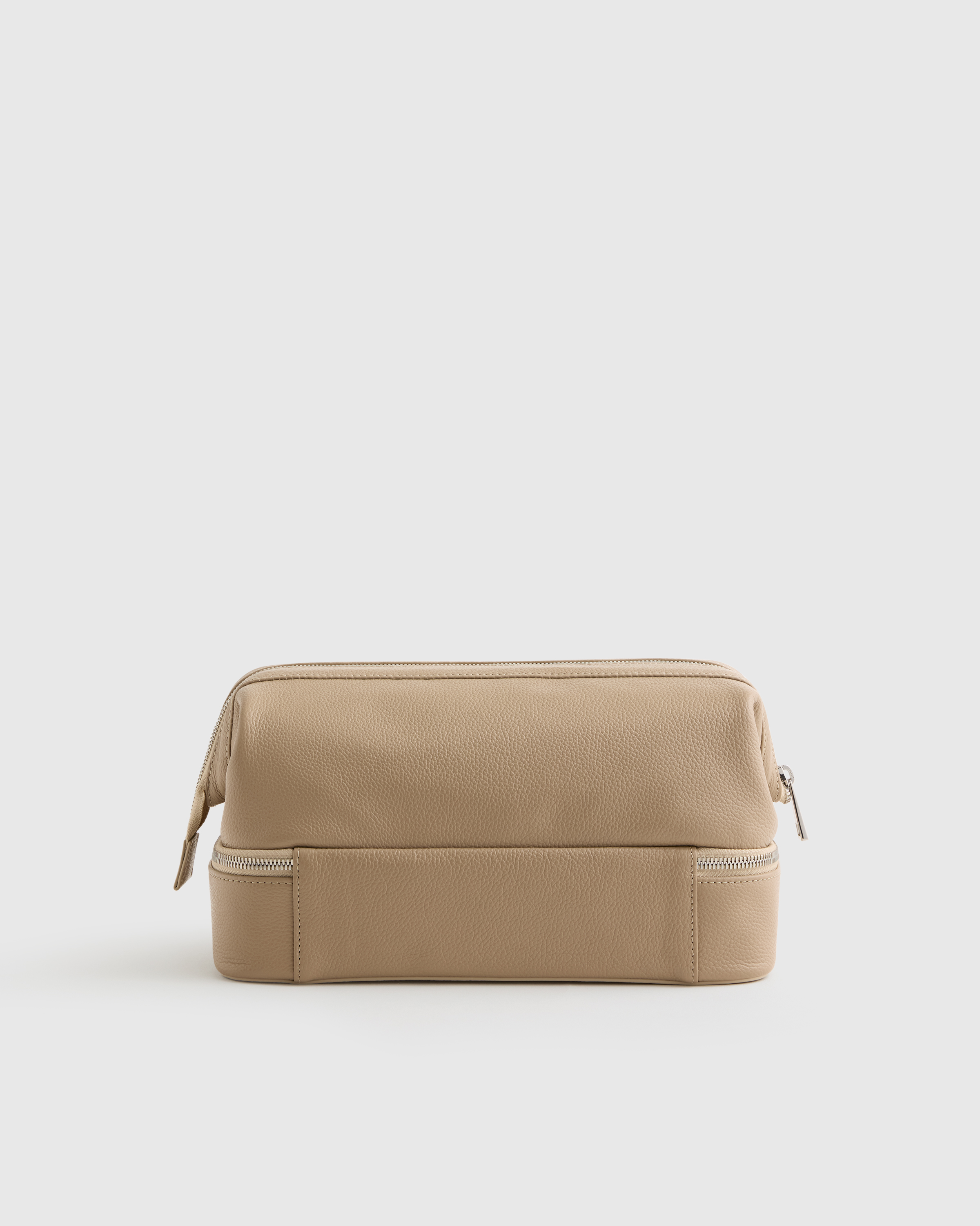 Italian Leather Dual Compartment Toiletry Bag — Image 20