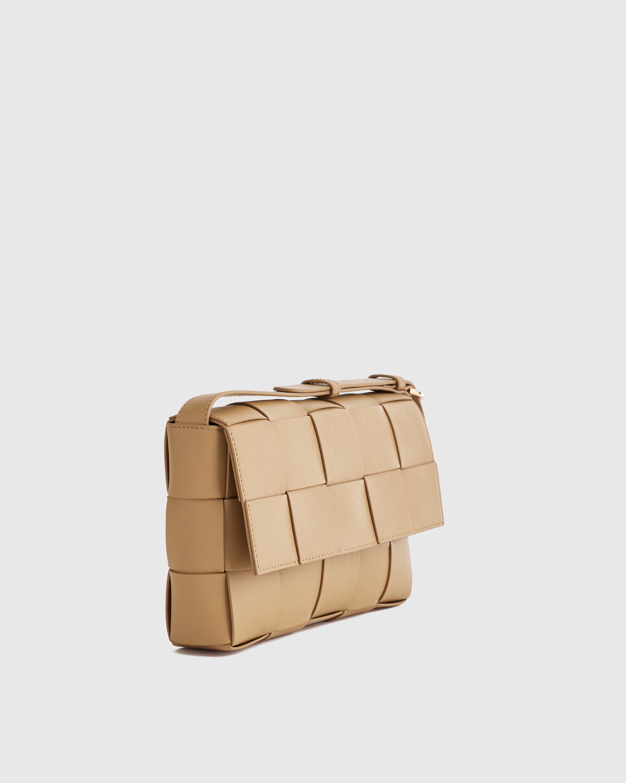 Italian Leather Handwoven Flap Crossbody — Image 23