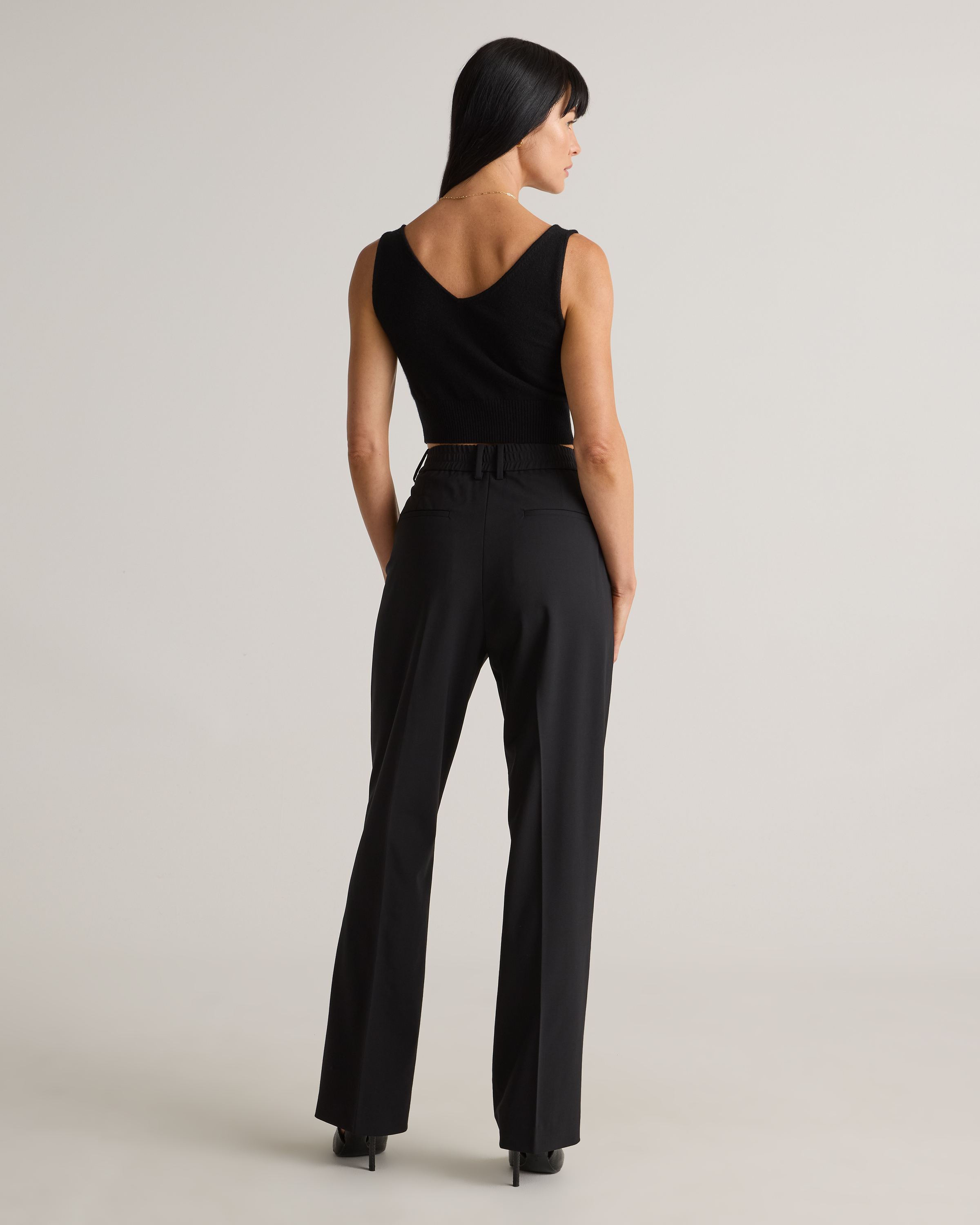 Italian Wool Straight Leg Pants — Image 10