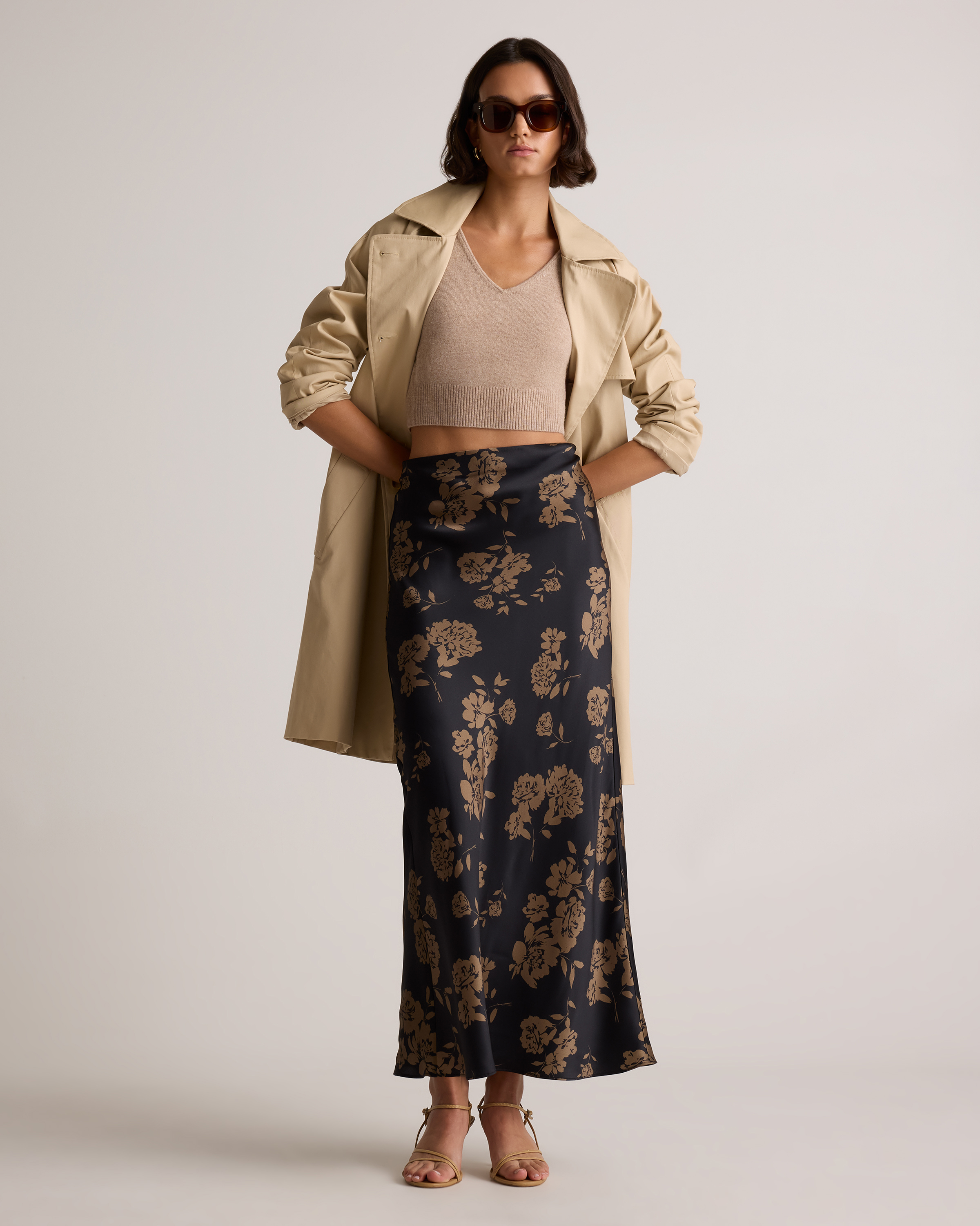 100% Washable Silk Maxi Skirt — Image 32