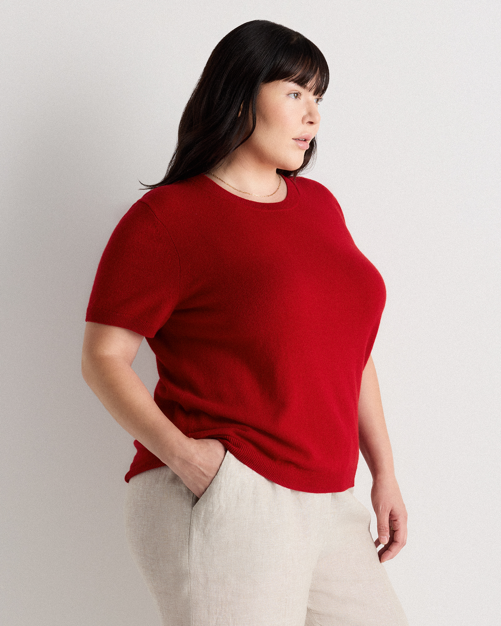 Mongolian Cashmere Tee — Image 17