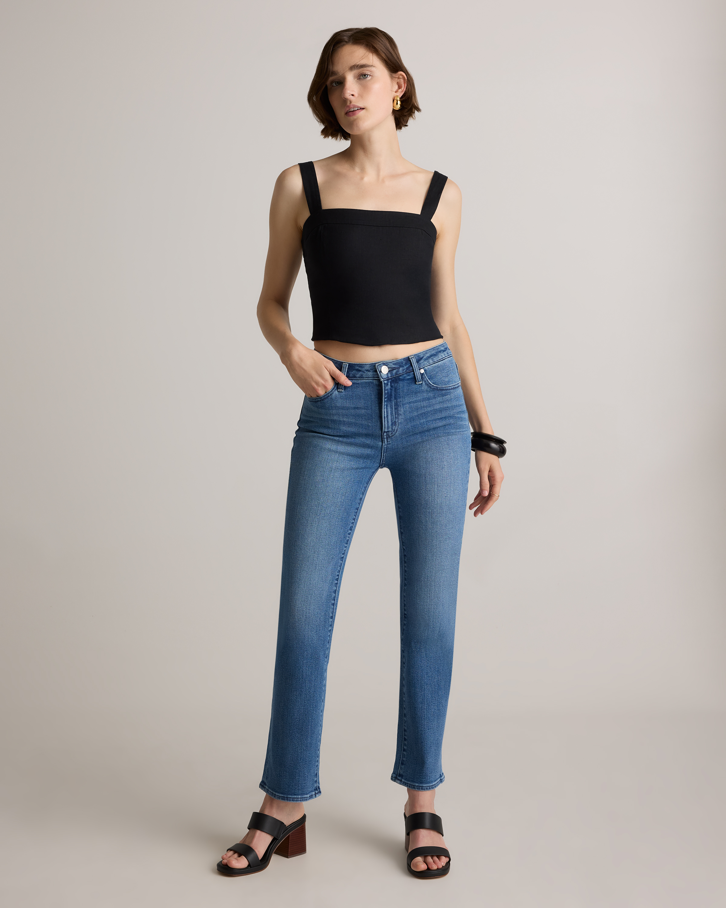 Bella Stretch Straight Jeans — Image 124