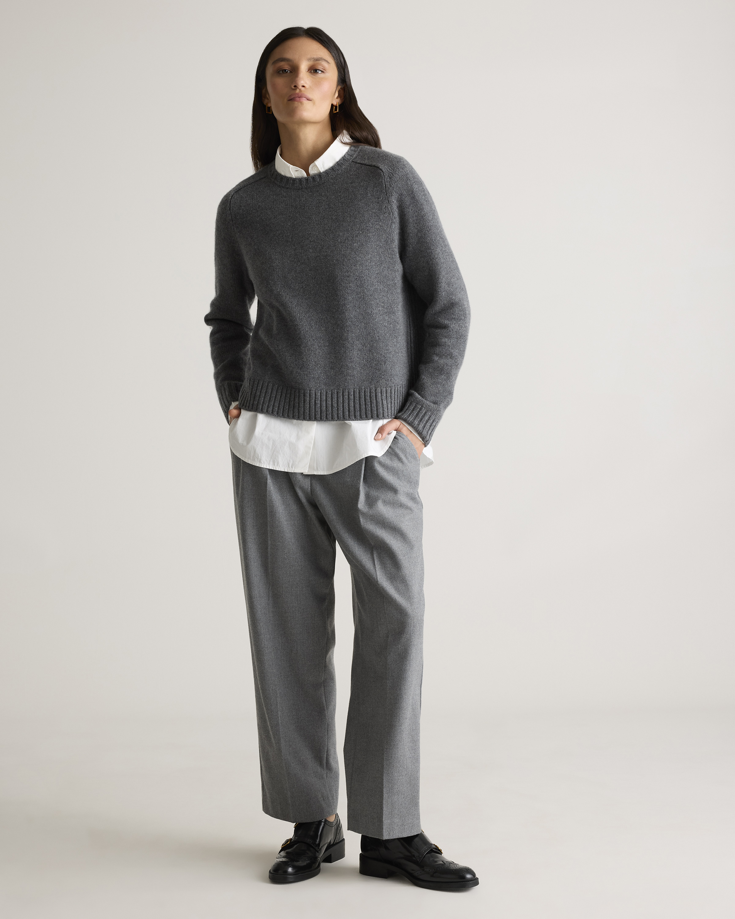 Luxe Baby Cashmere Crewneck Sweater — Image 19