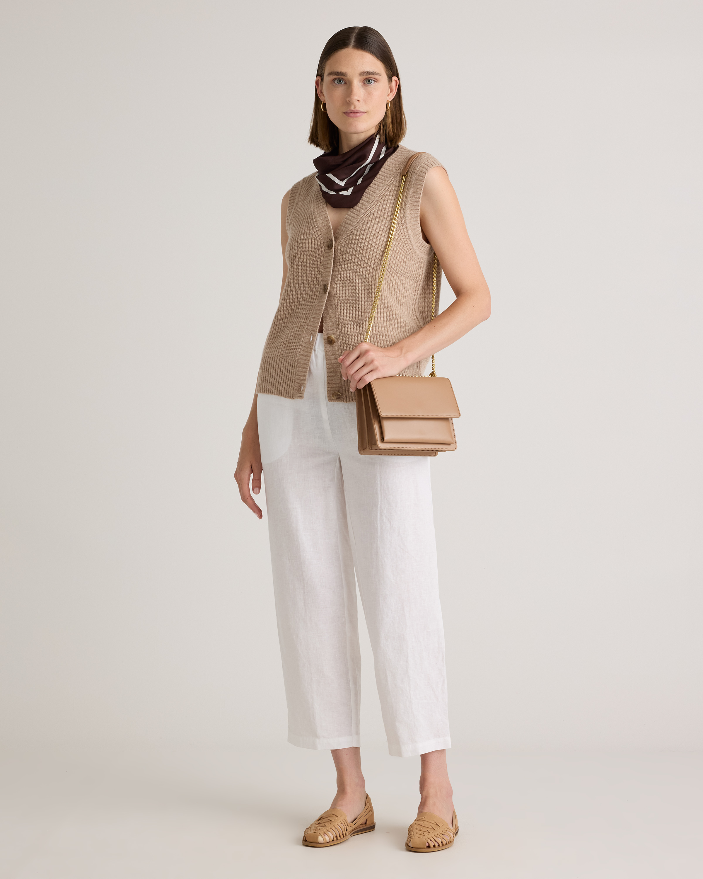Mongolian Cashmere Fisherman Sweater Vest — Image 16