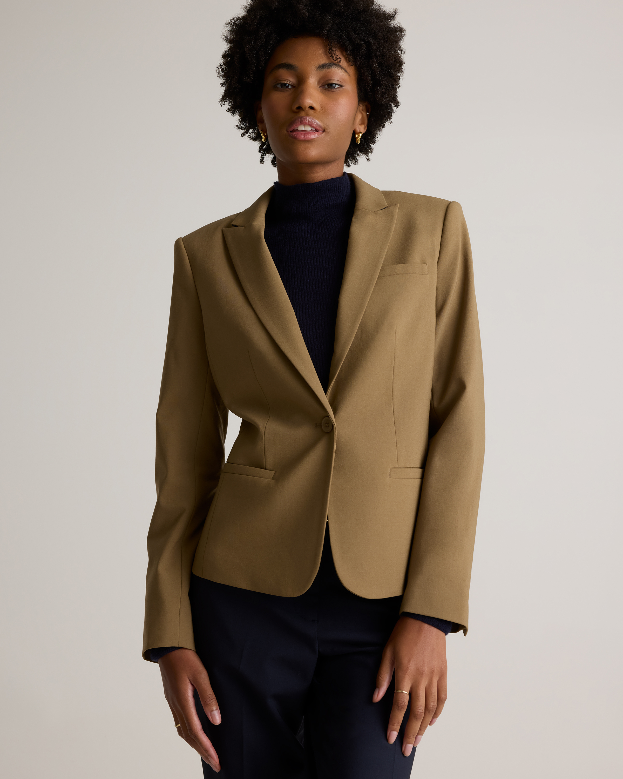 Italian Wool Tailored Blazer — Image 12