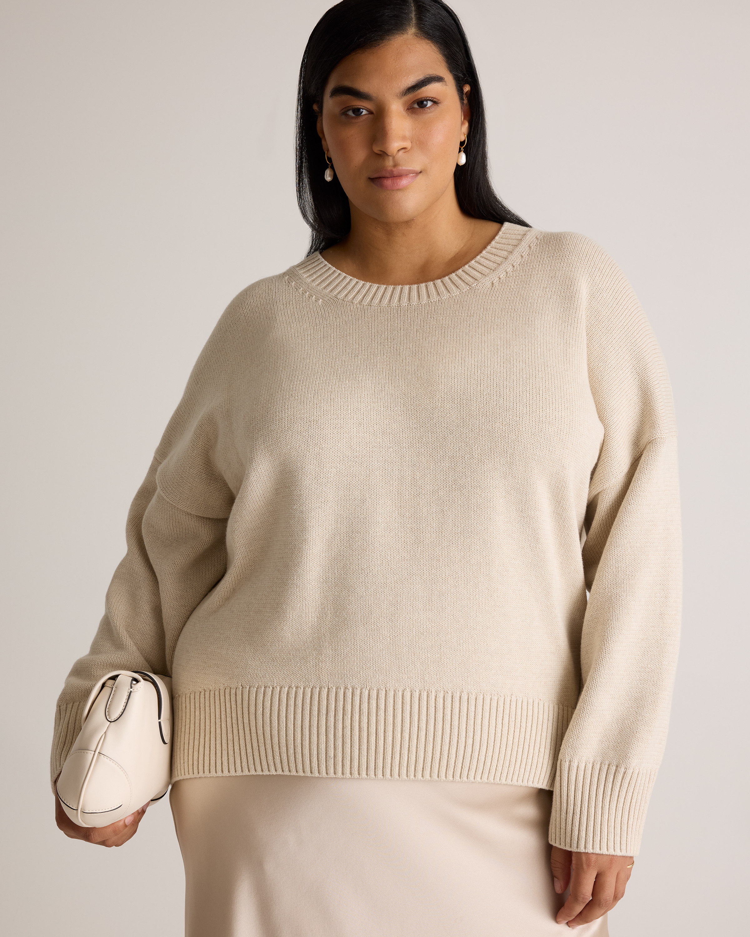 100% Organic Cotton Boyfriend Crew Sweater — Image 4