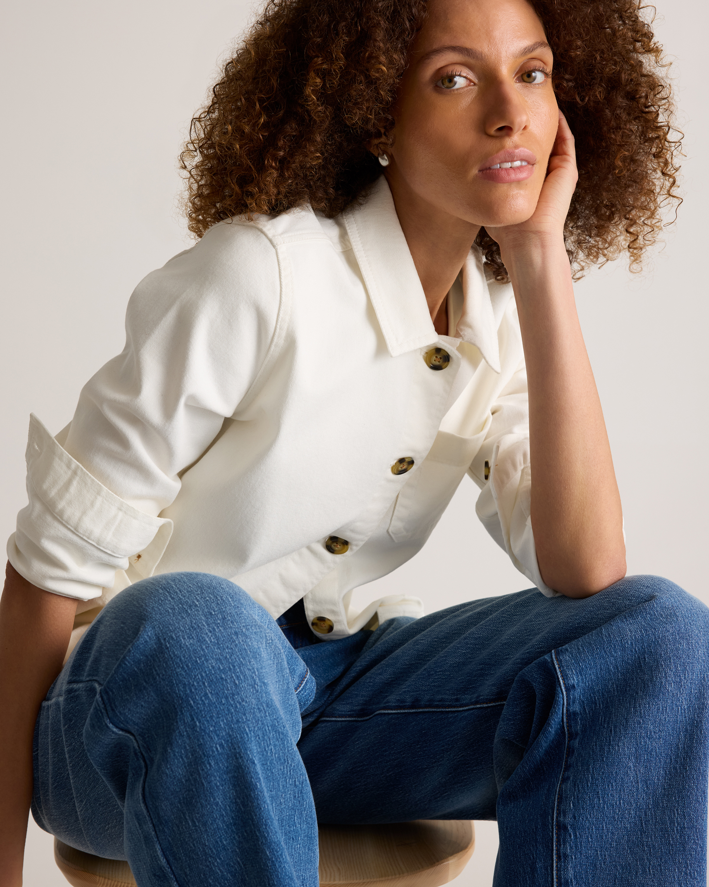 Bella Stretch Barrel Jeans — Image 3
