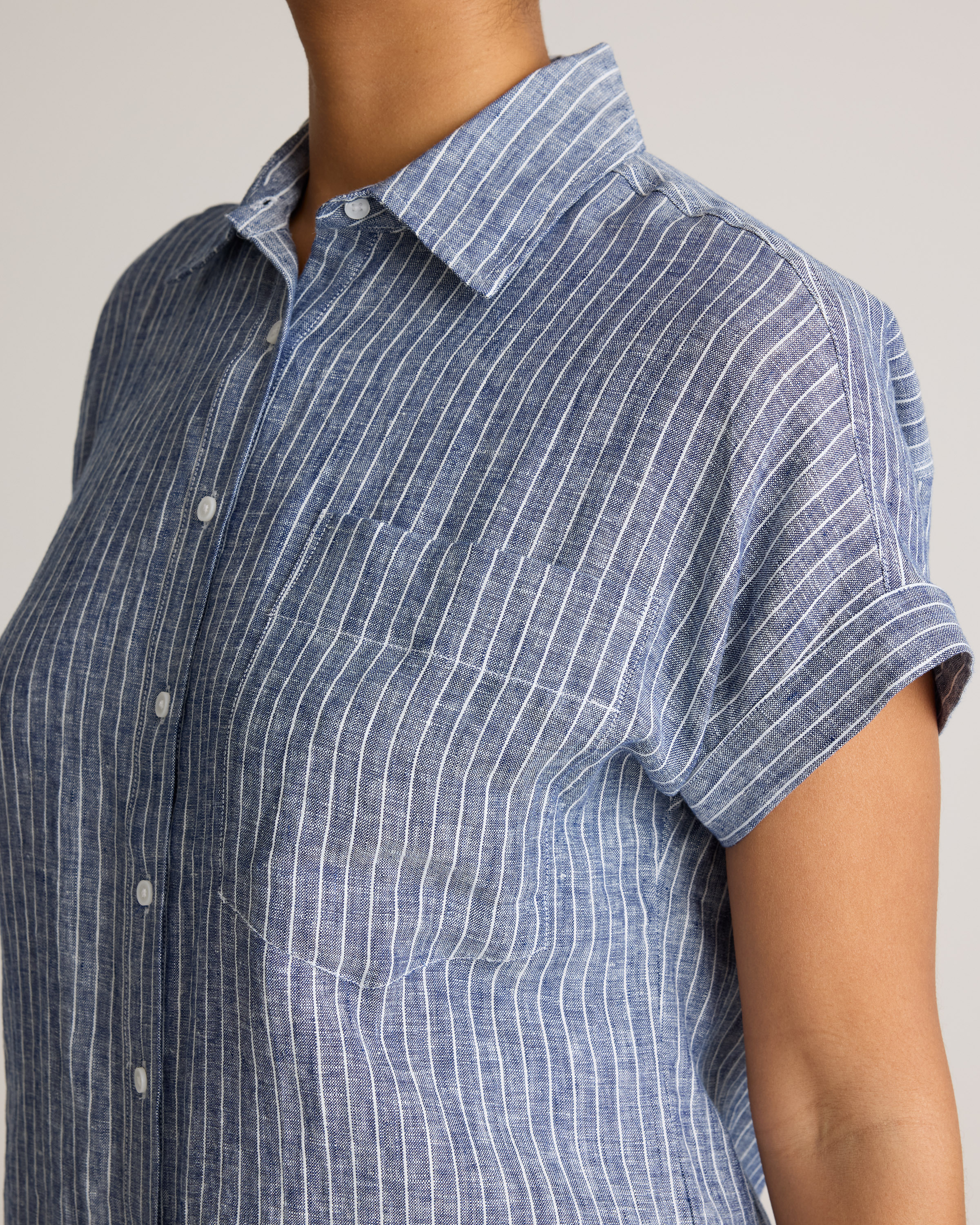 100% European Linen Camp Shirt — Image 3