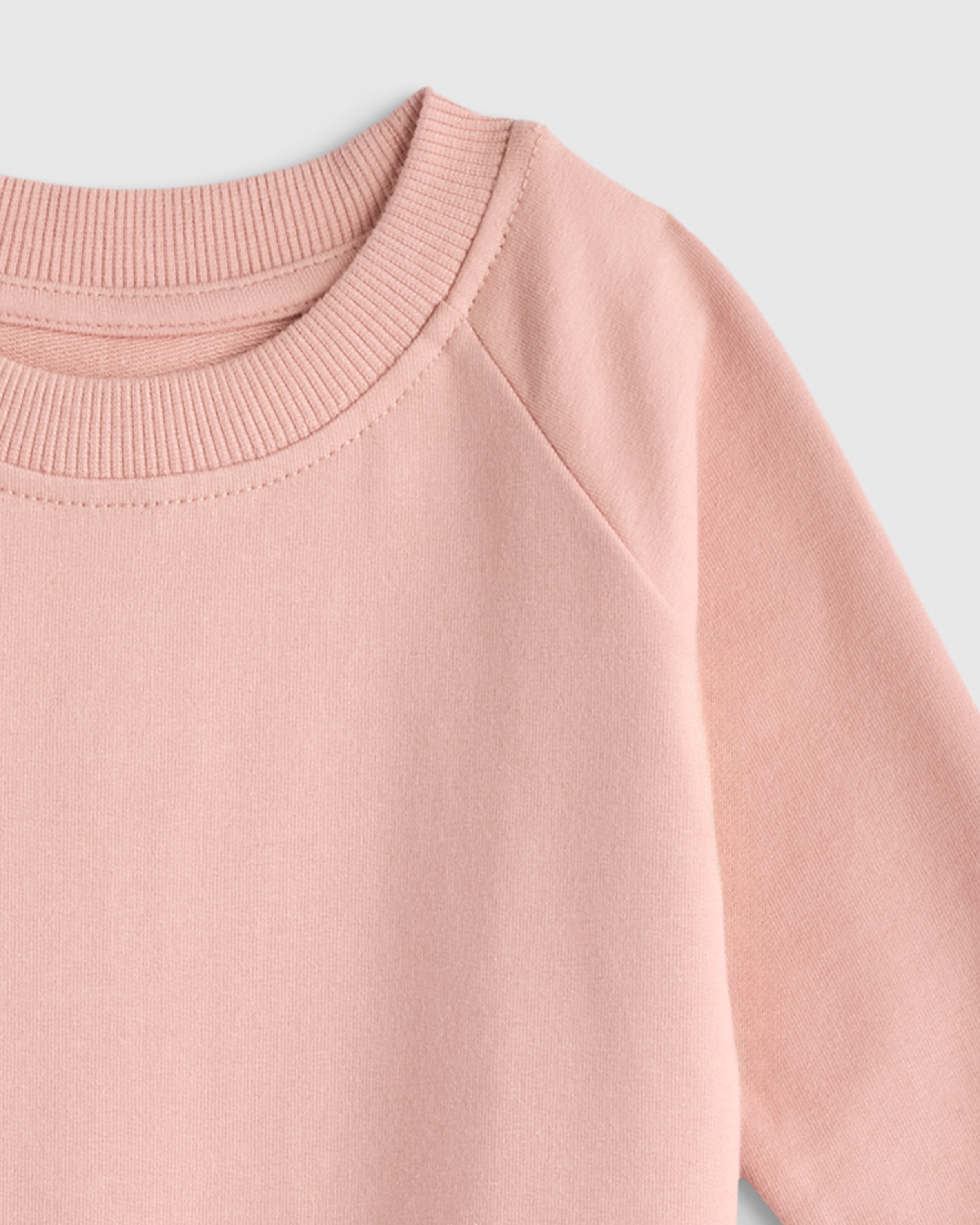 Organic Cotton French Terry Crew Neck Sweatshirt — Image 7