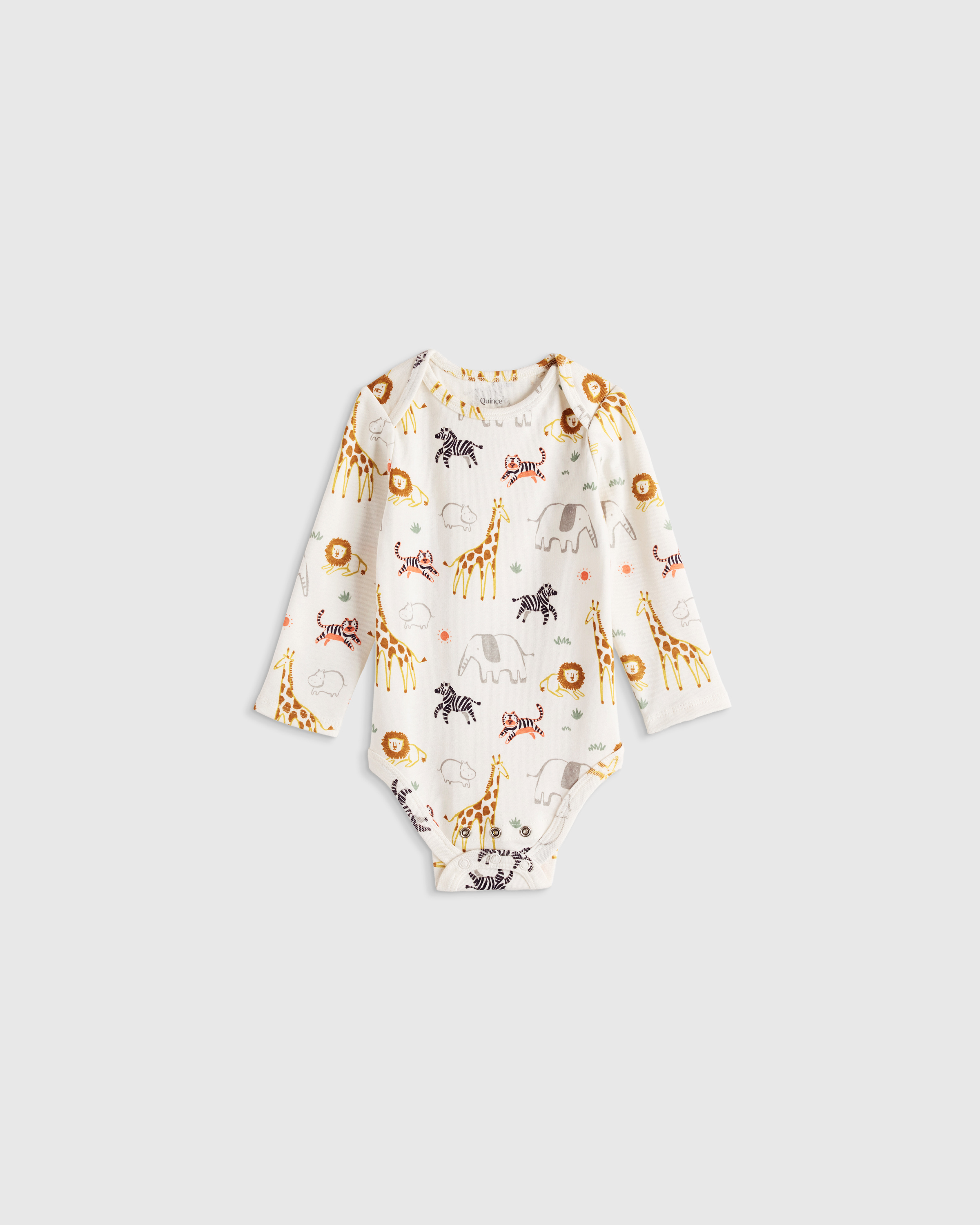 100% Organic Cotton Long Sleeve Bodysuit — Image 8