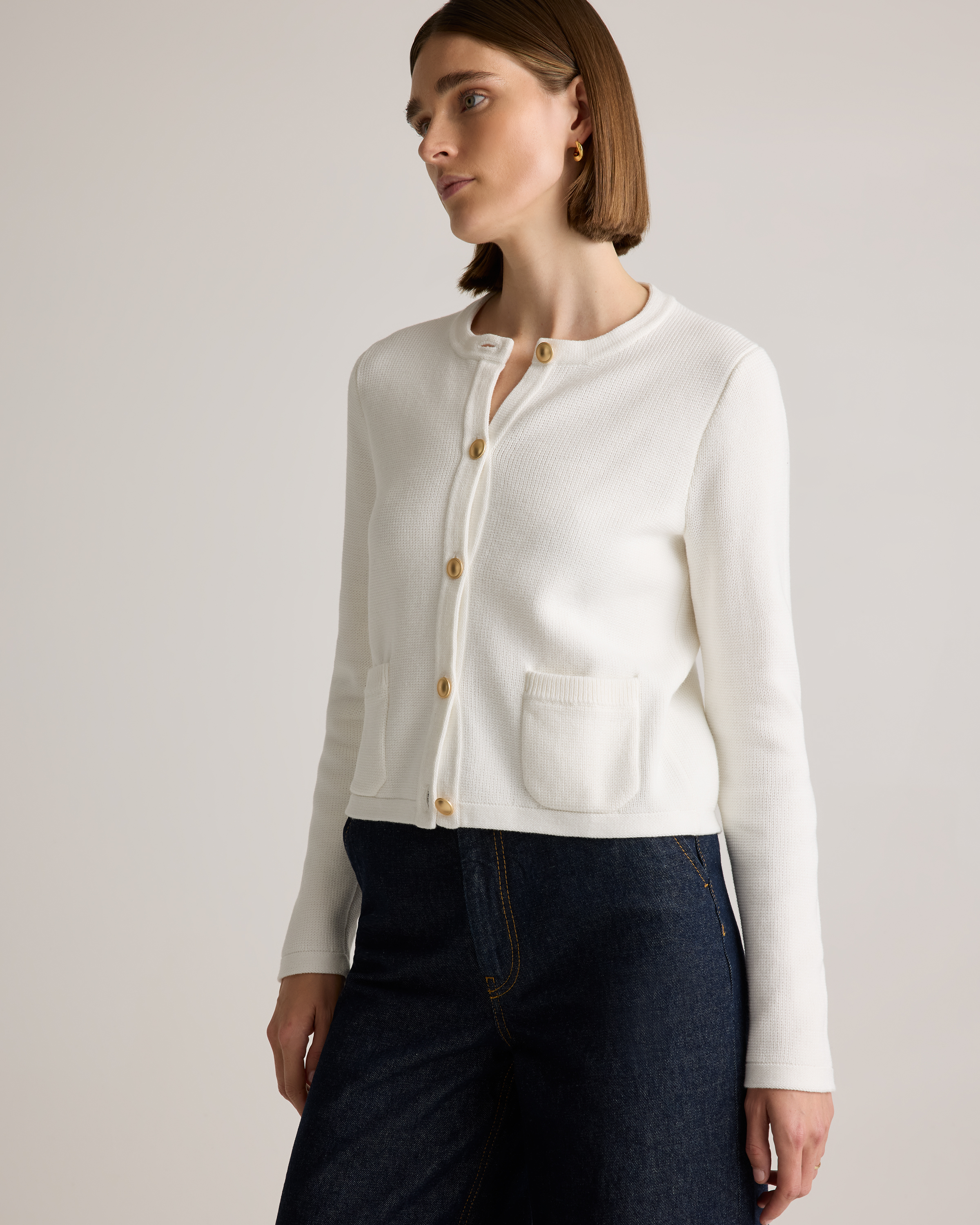 100% Organic Cotton Sweater Jacket — Image 6