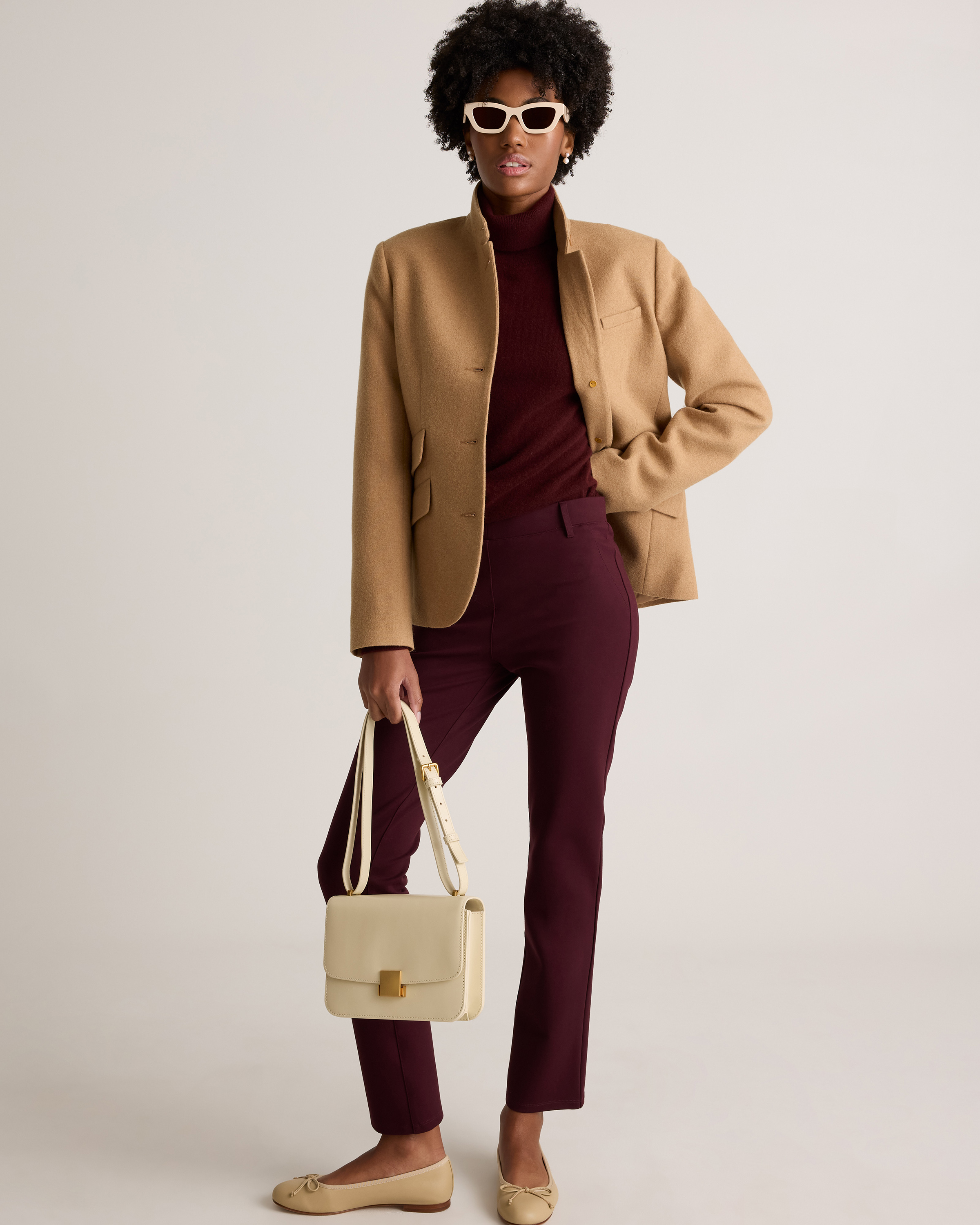 Italian Wool Stand Collar Blazer — Image 18