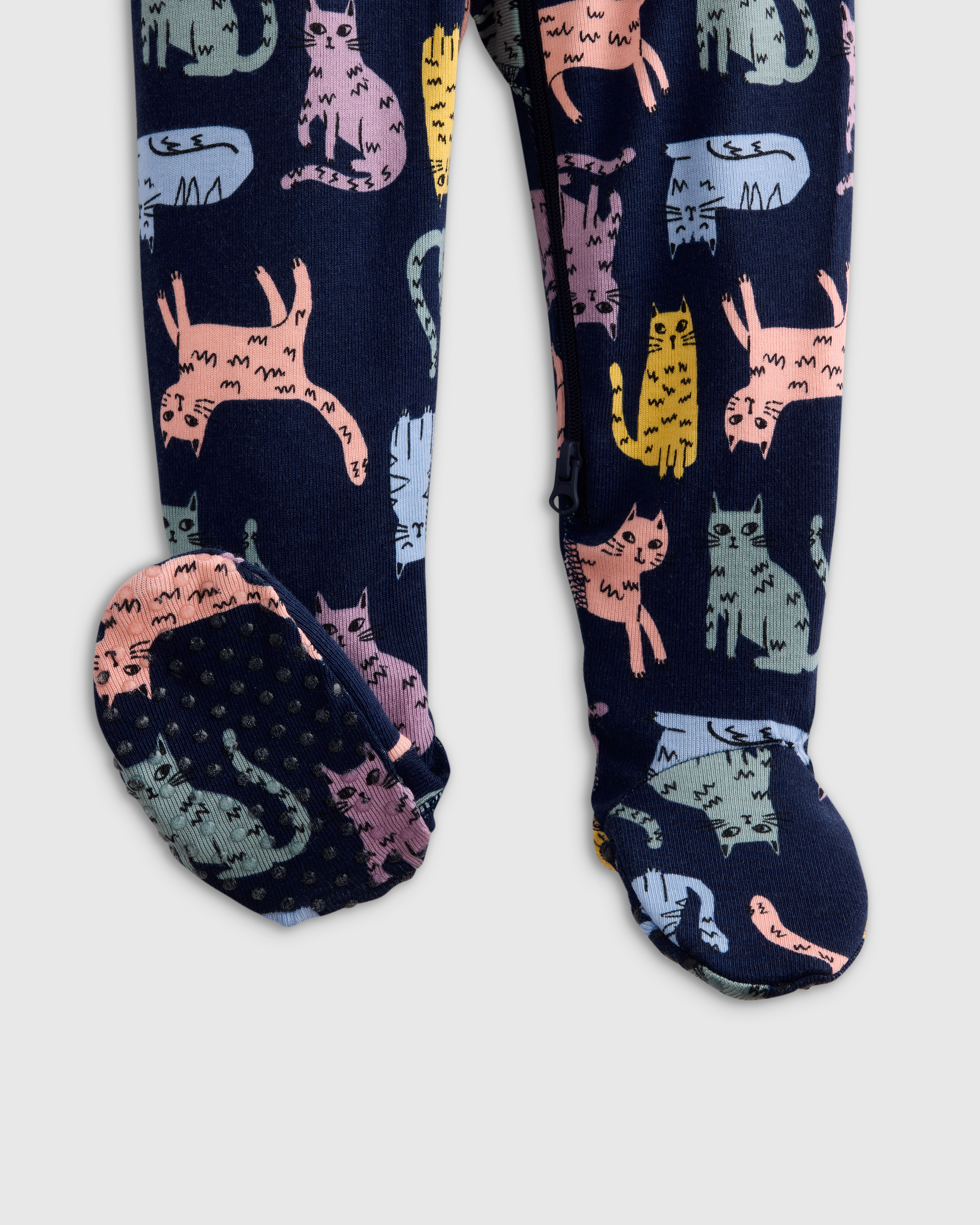 100% Organic Cotton Footie Pajama — Image 10