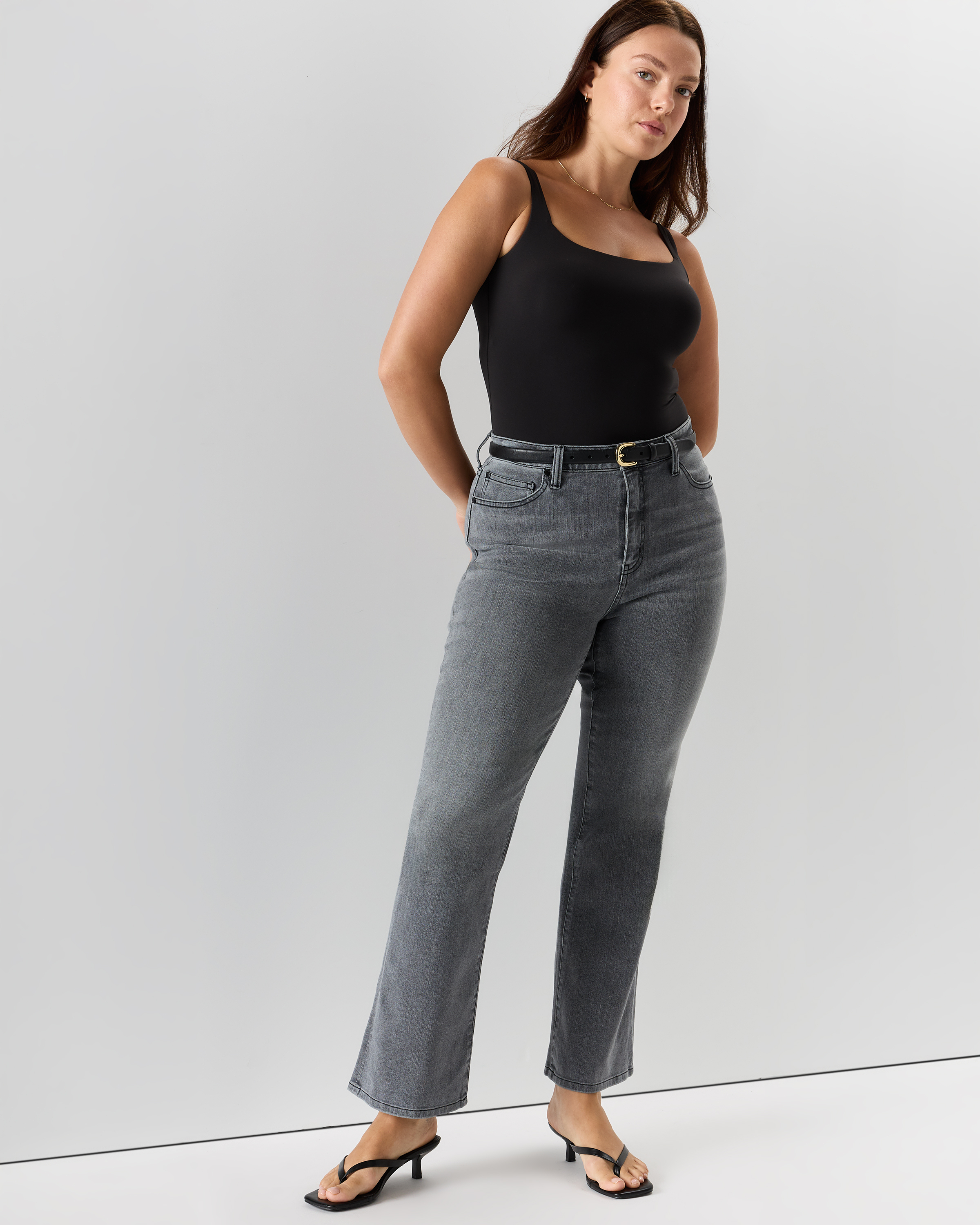 Bella Stretch Kick Flare Jeans — Image 137