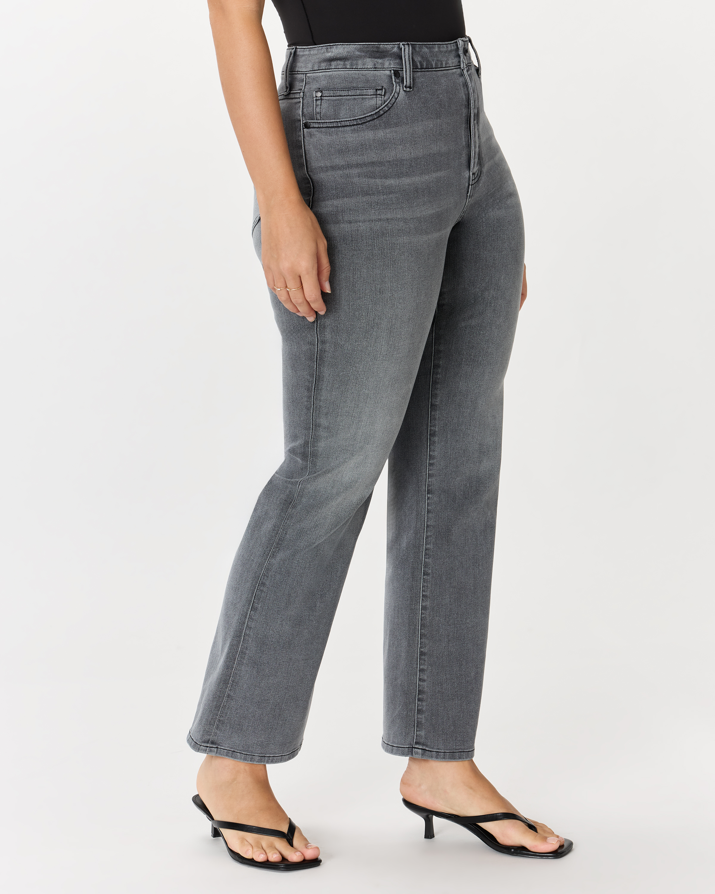 Bella Stretch Kick Flare Jeans — Image 70