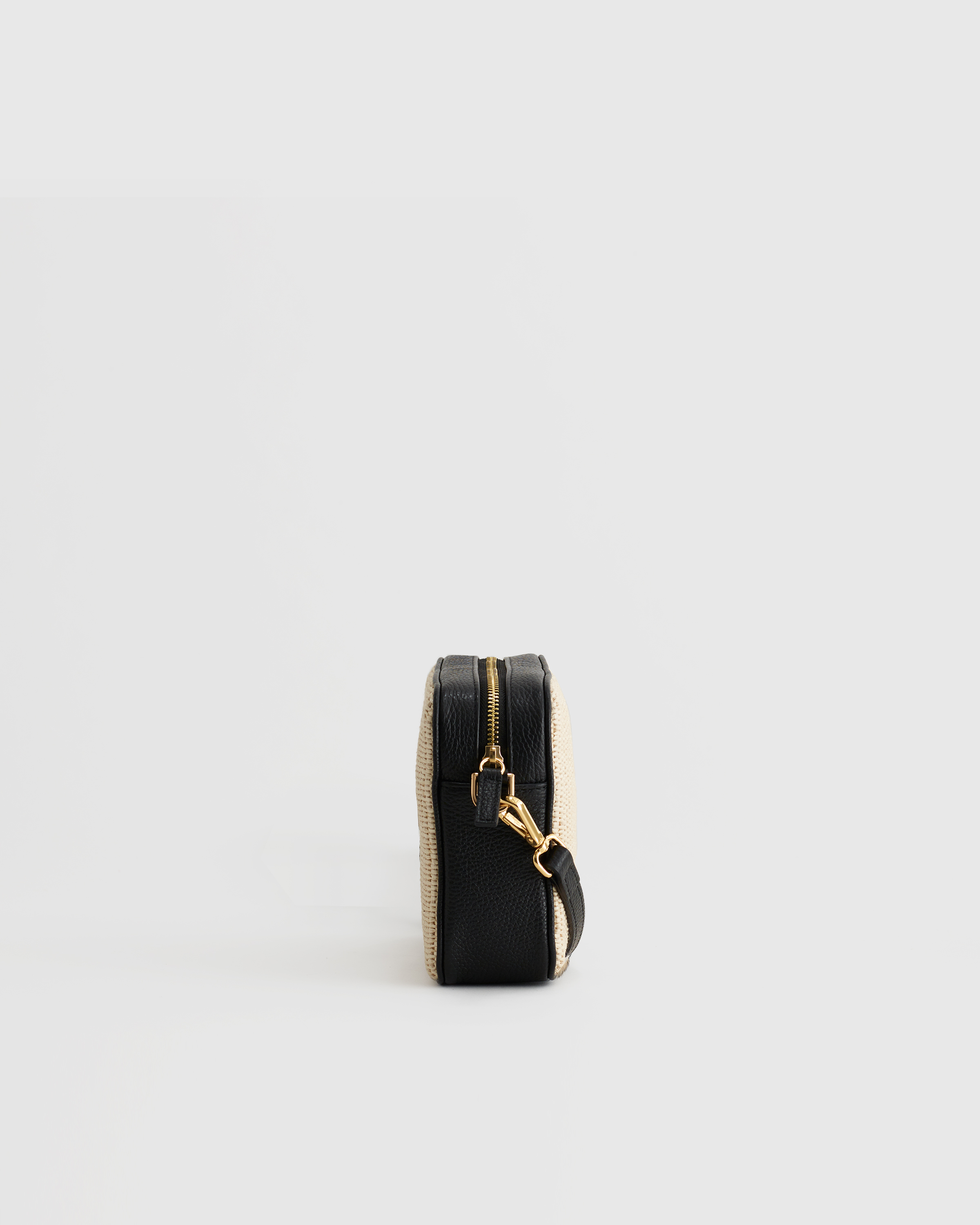 Italian Leather & Raffia Crossbody — Image 18