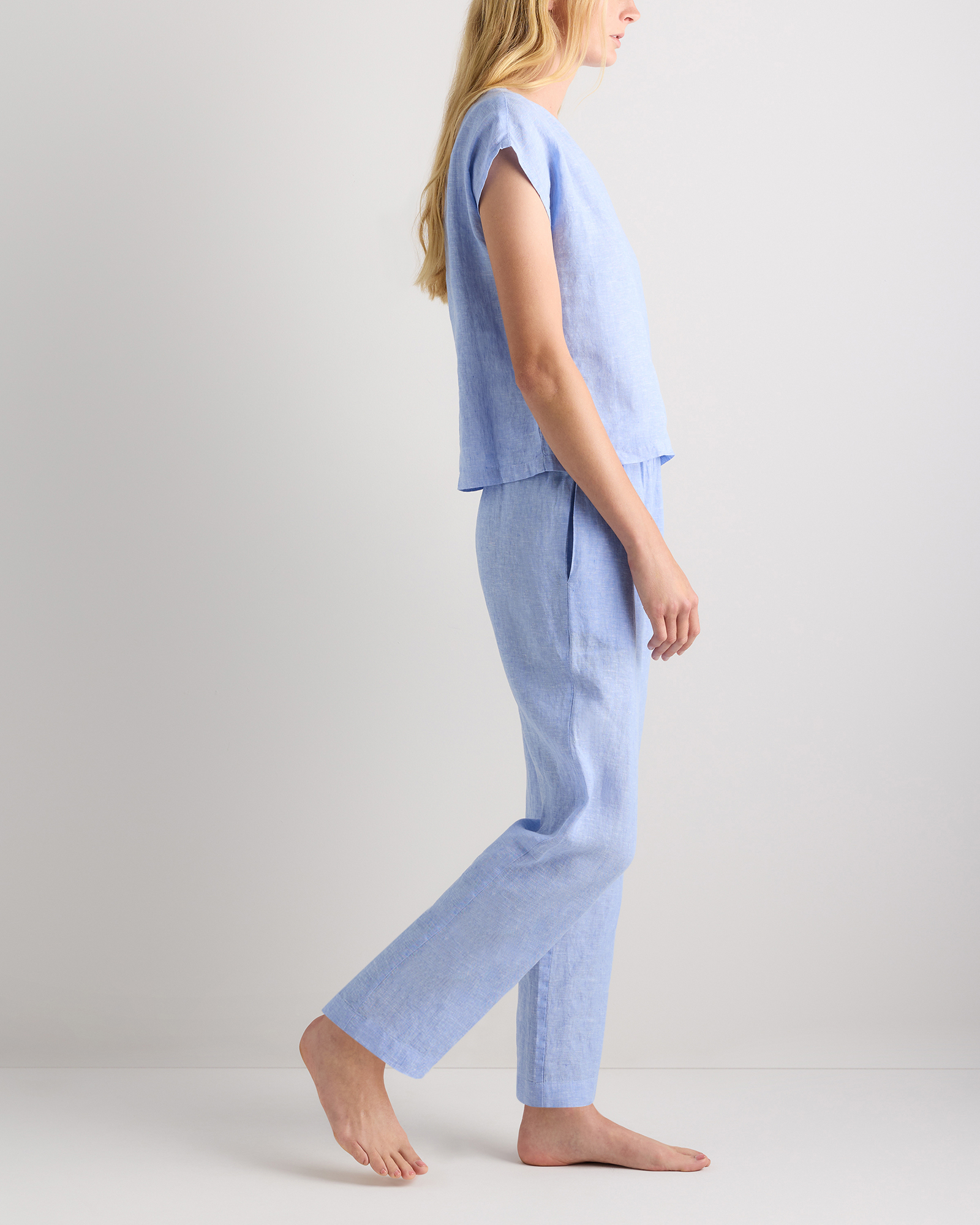 100% European Linen Pajama Set — Image 42