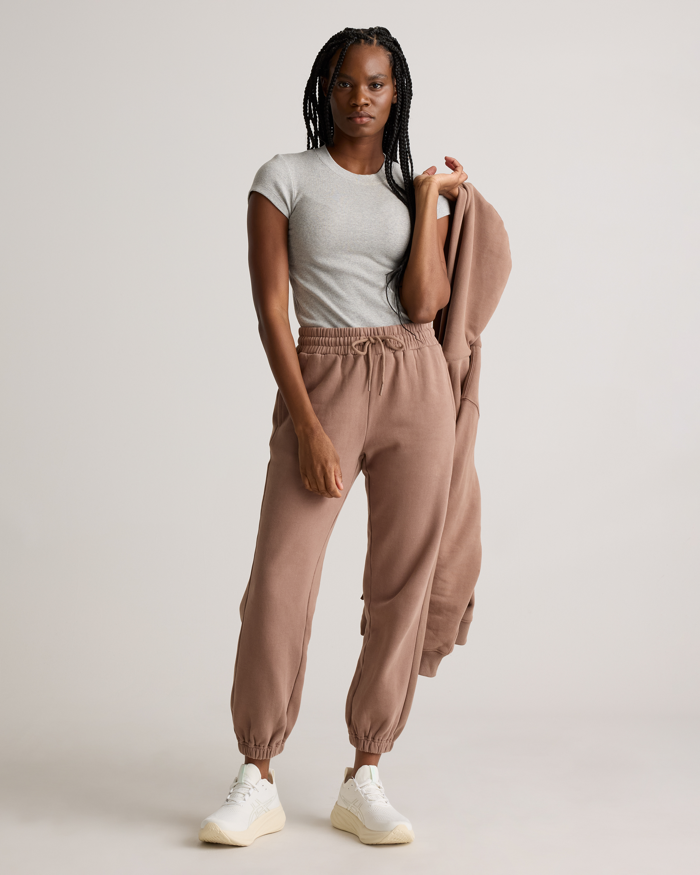 Organic Heavyweight Fleece Boyfriend Sweatpants — Image 5