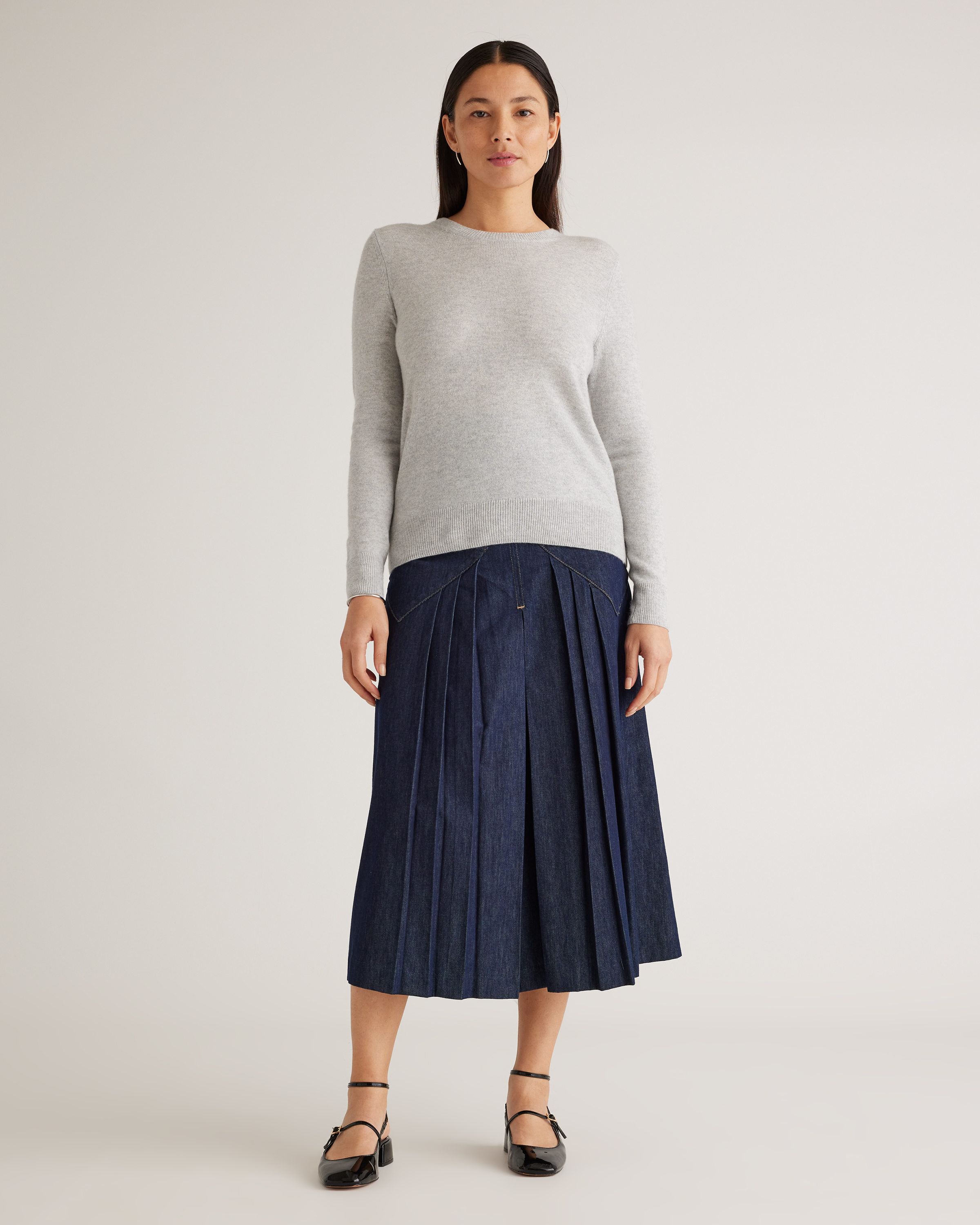 Mongolian Spring Cashmere Crewneck Sweater — Image 23