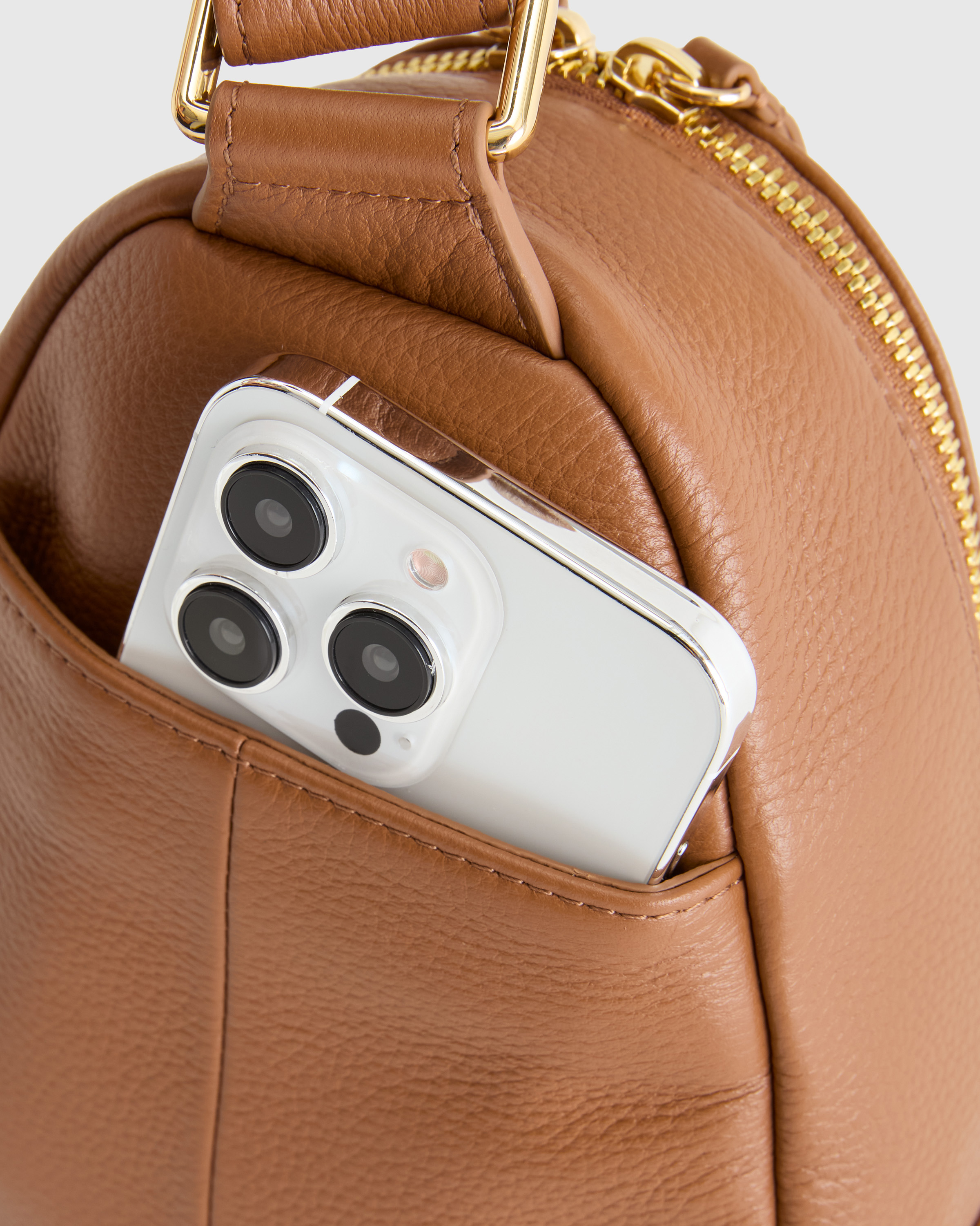 Italian Leather Sling Pack — Image 7
