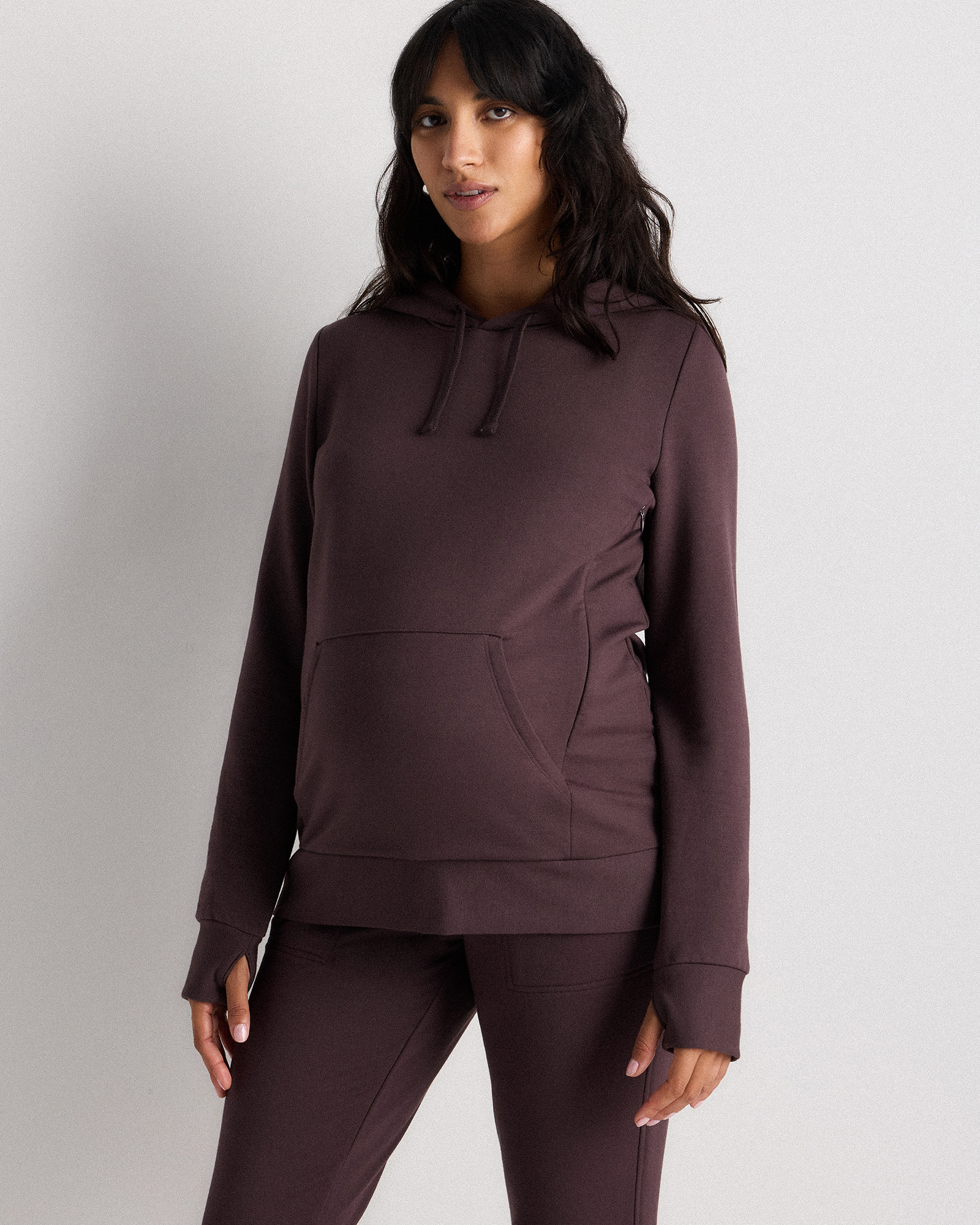 SuperSoft Fleece Maternity & Nursing Hoodie — Image 18