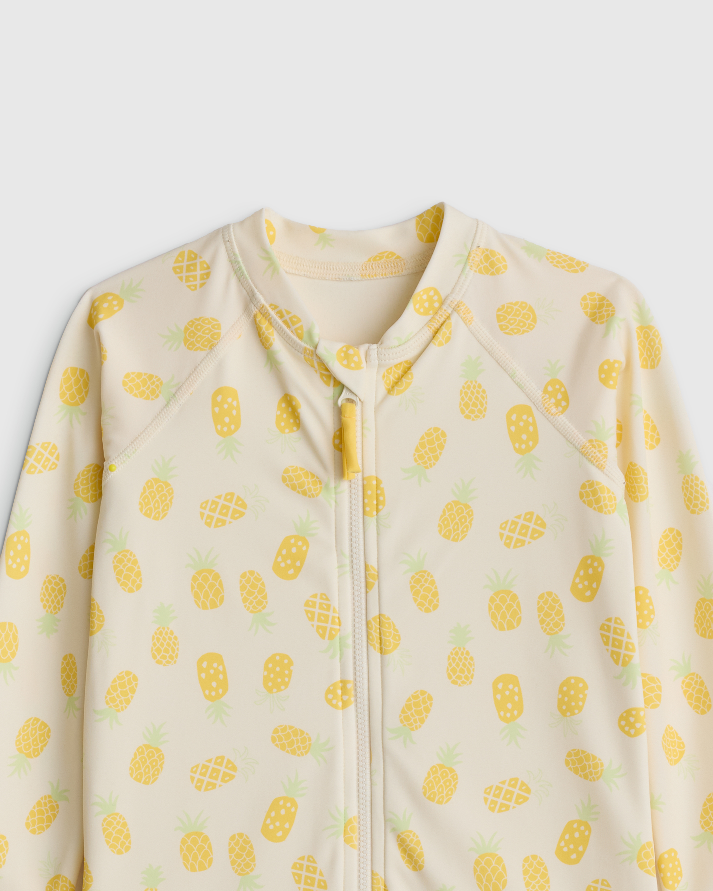 Long Sleeve Zip-Up Rash Guard One-Piece — Image 7
