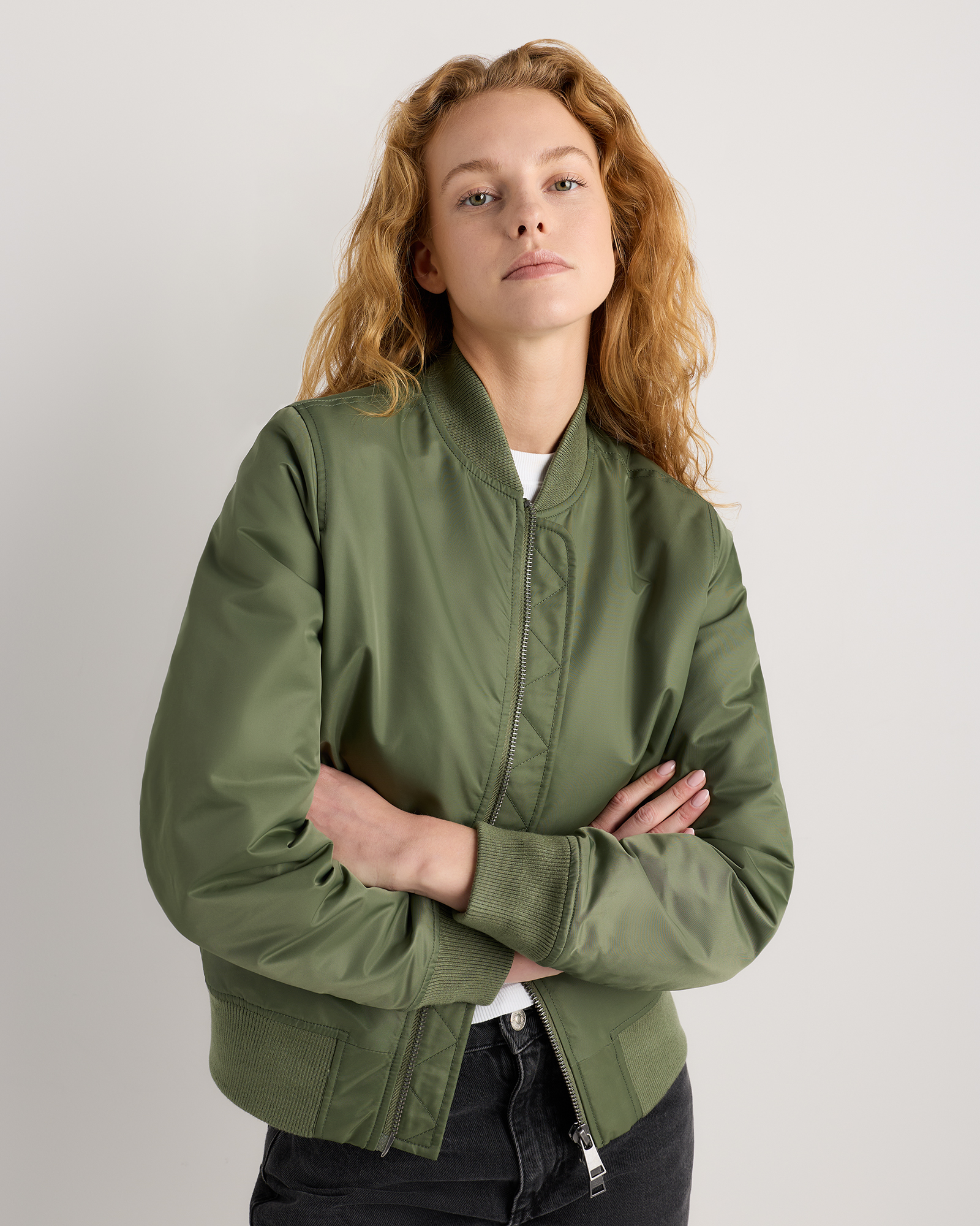 Flight Nylon Bomber Jacket — Image 5
