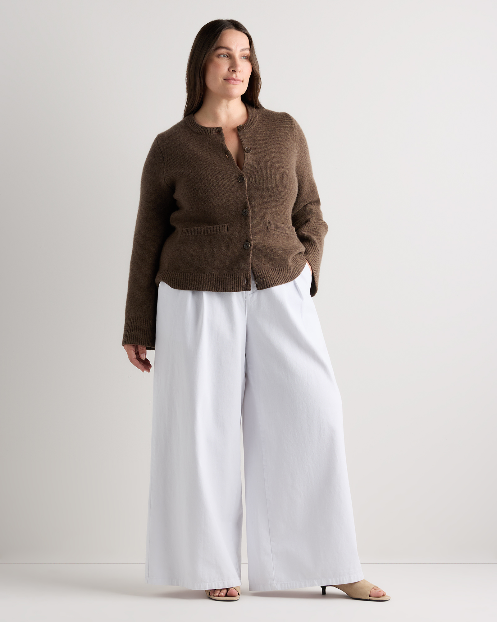 Mongolian Cashmere Structured Cardigan — Image 5
