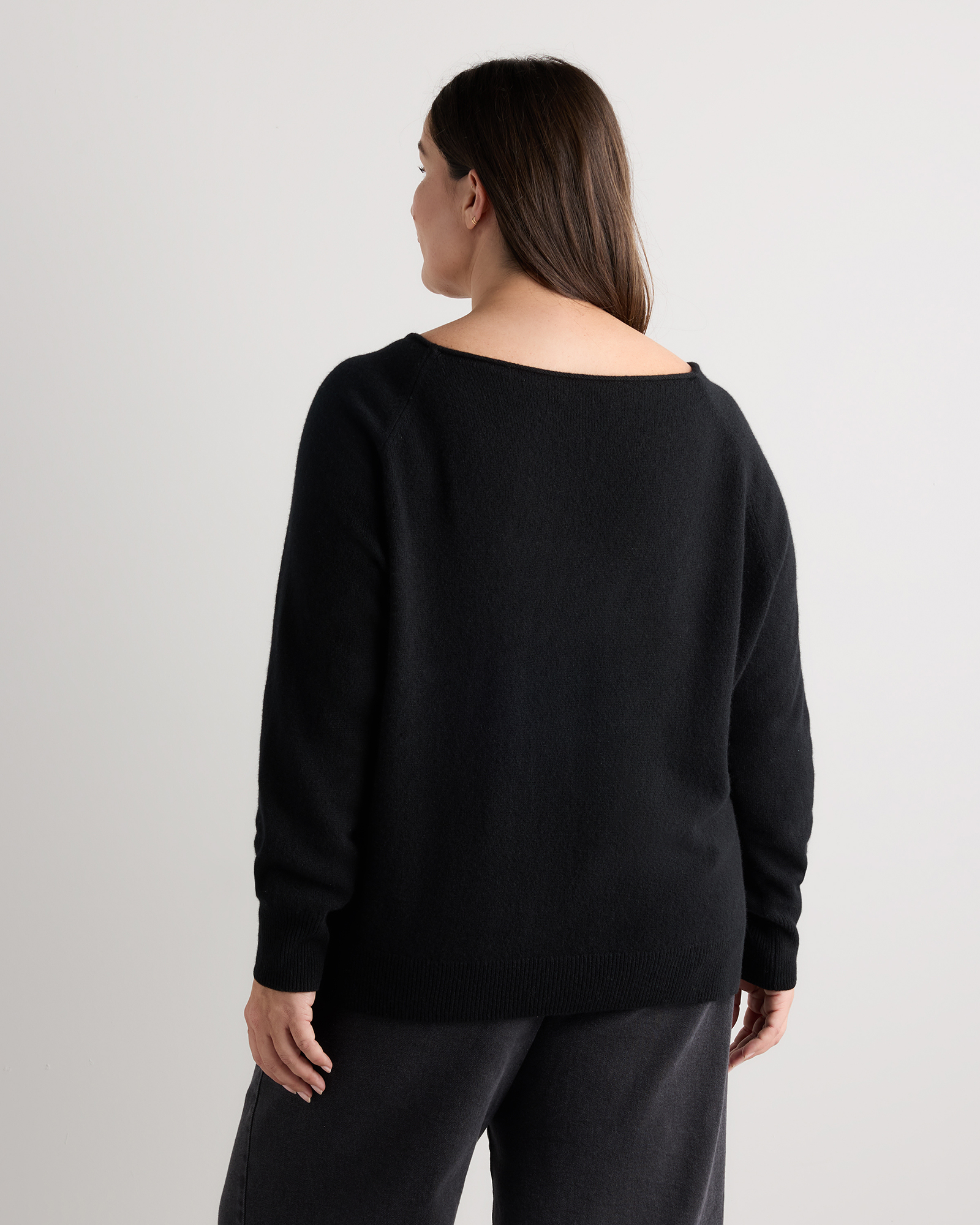 Mongolian Cashmere Boatneck Sweater — Image 19