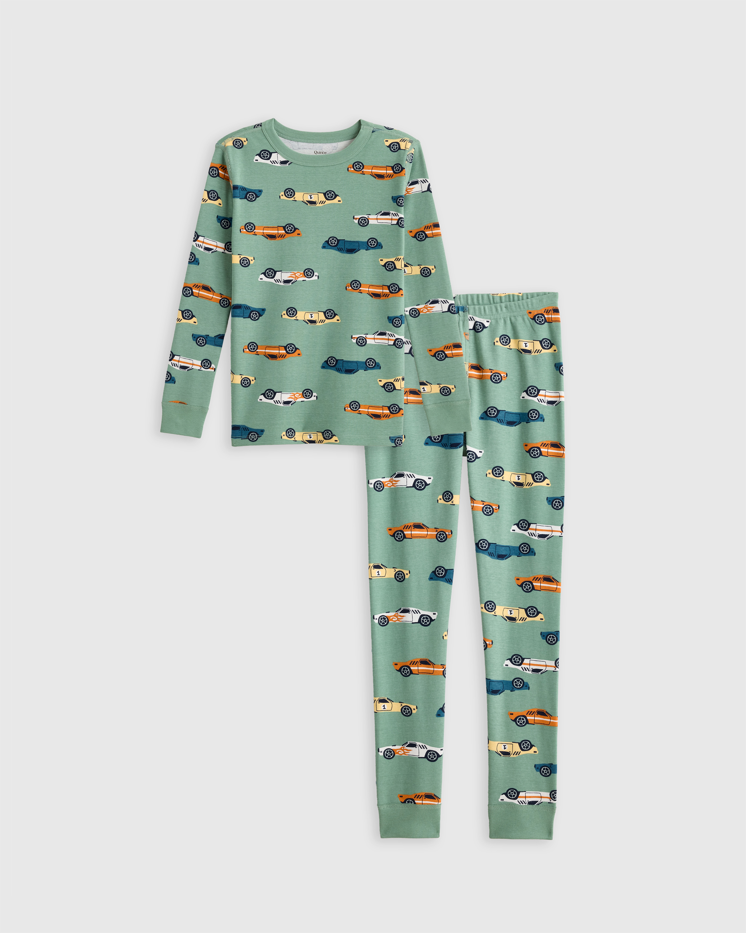 100% Organic Cotton Long Sleeve and Pant Pajama Set — Image 8