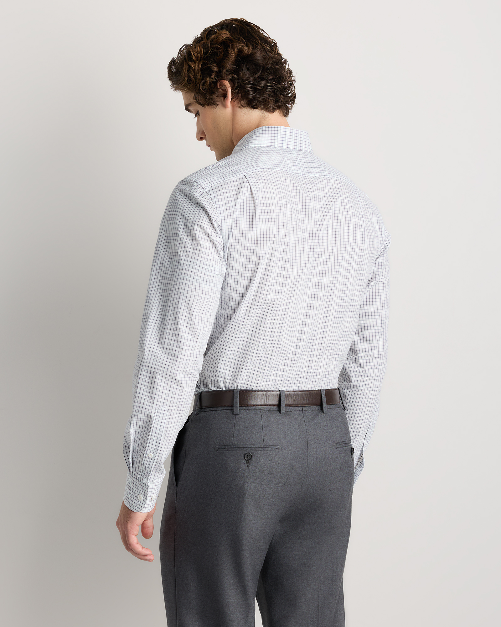 Organic Cotton Stretch Poplin Dress Shirt — Image 34